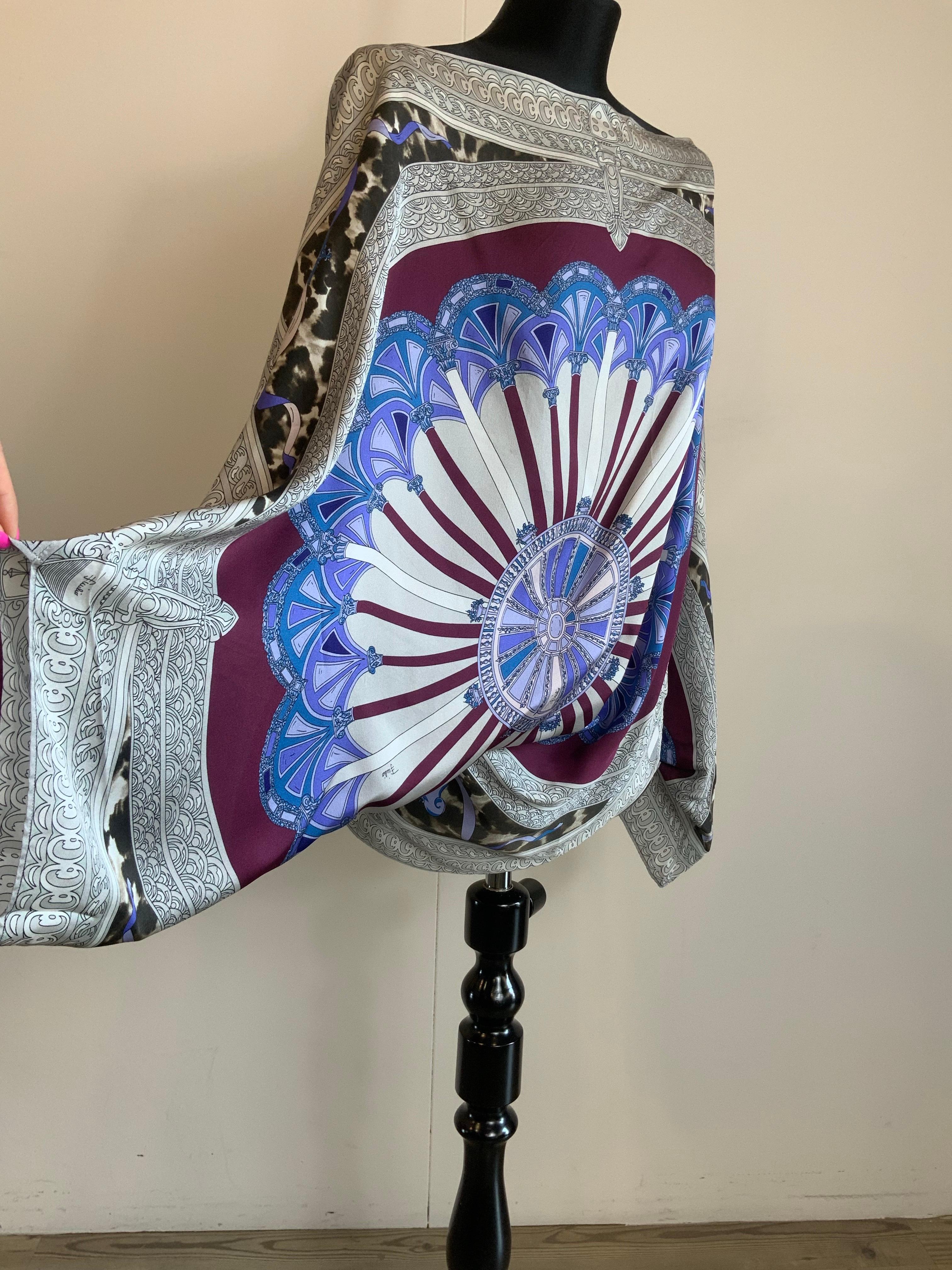 Emilio Pucci - Tunica estiva in seta borgogna in vendita 1