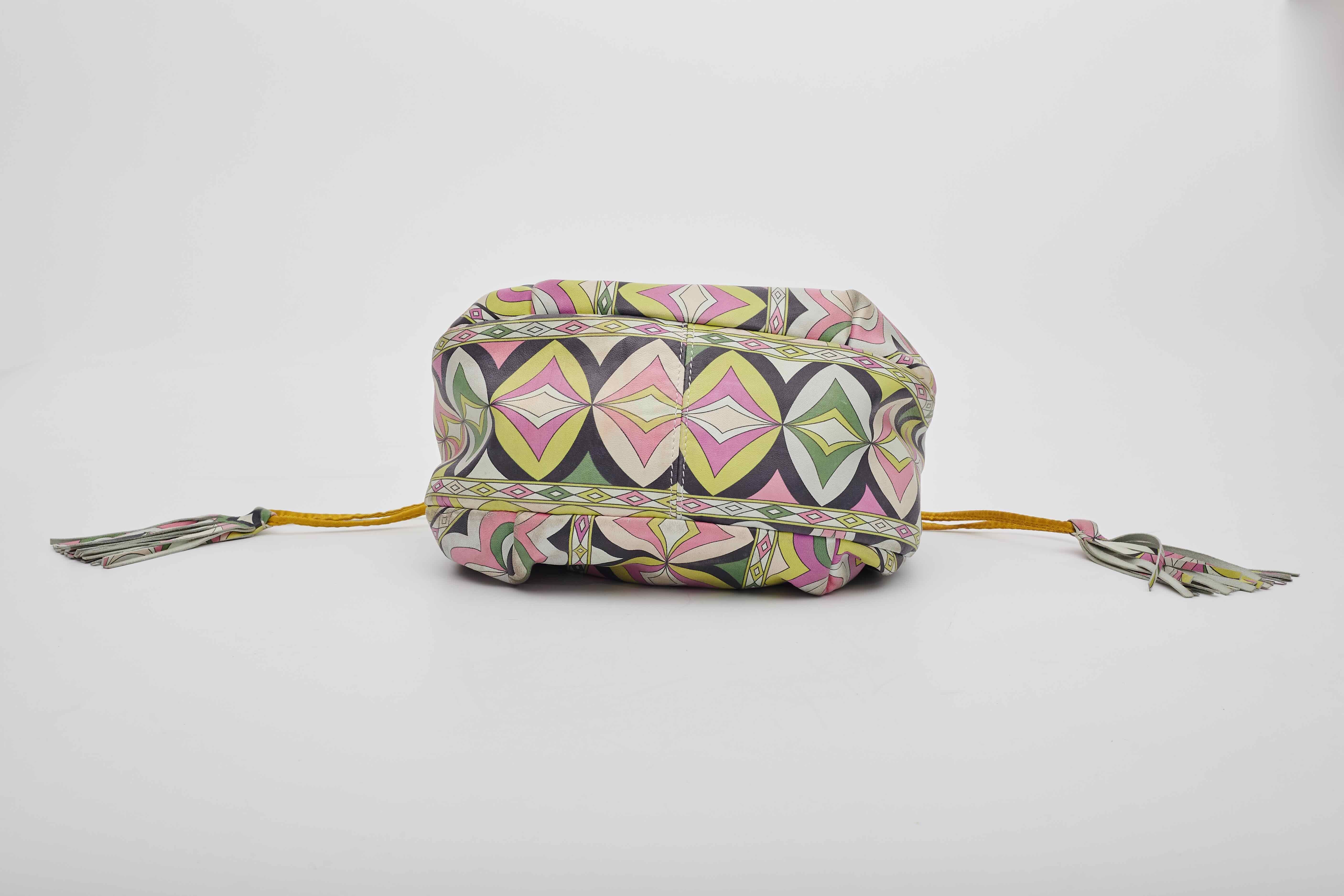 Women's Emilio Pucci Tassel Top Handle Bag For Sale