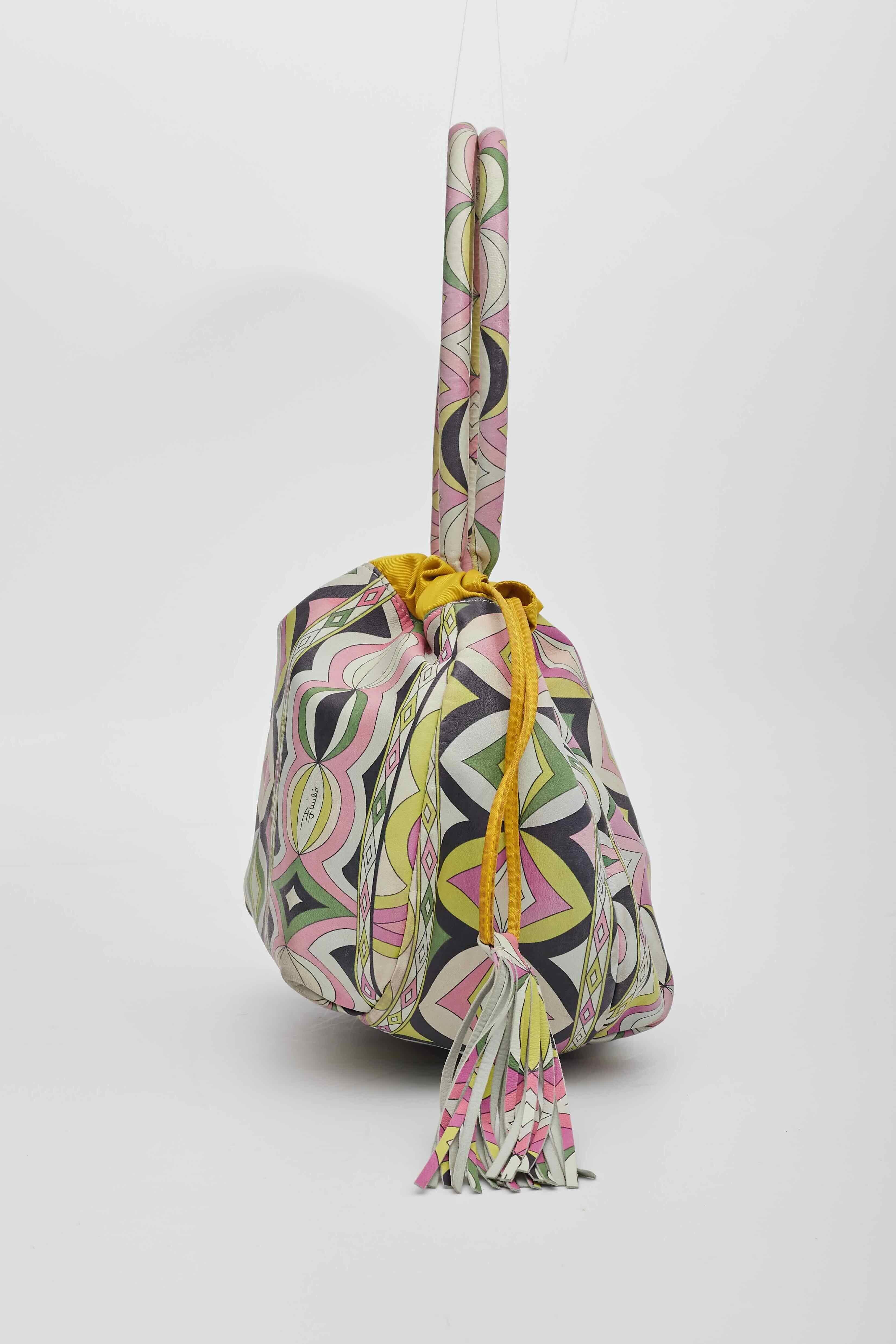 Emilio Pucci Tassel Top Handle Bag For Sale 1
