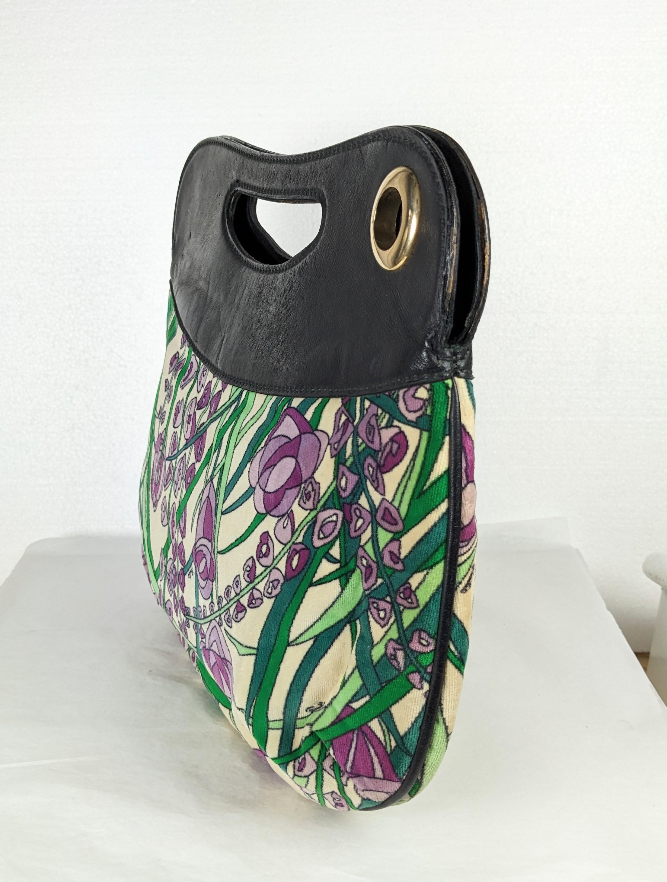 Emilio Pucci Transformable Top Handle Clutch  In Good Condition For Sale In New York, NY