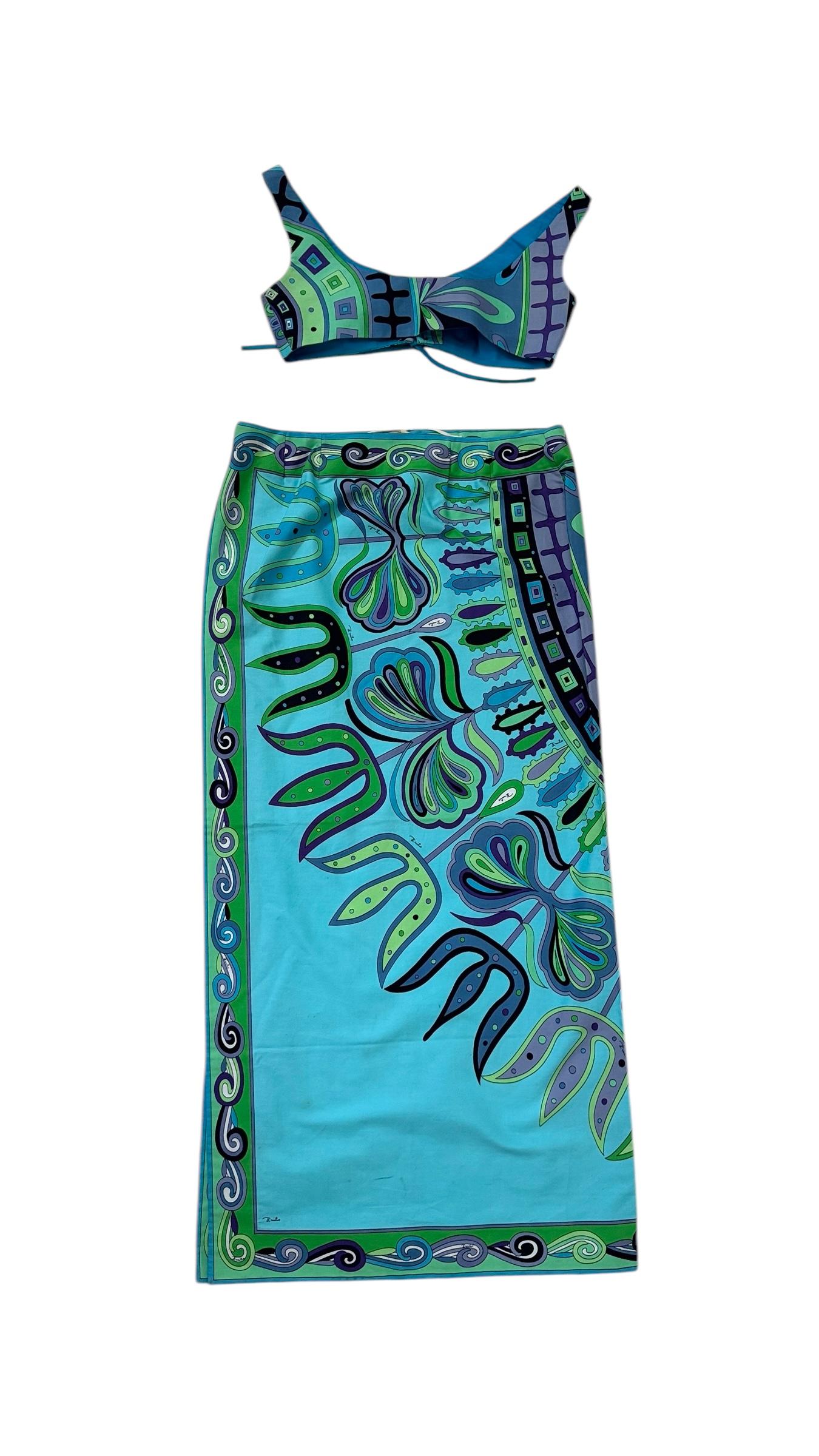 Emilio Pucci Two-Piece Set with Iconic Floral Print - We pay for import duty! 7