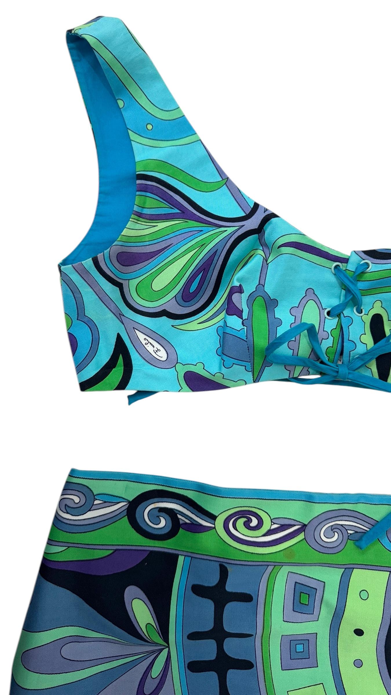 Emilio Pucci Two-Piece Set with Iconic Floral Print - We pay for import duty! 8