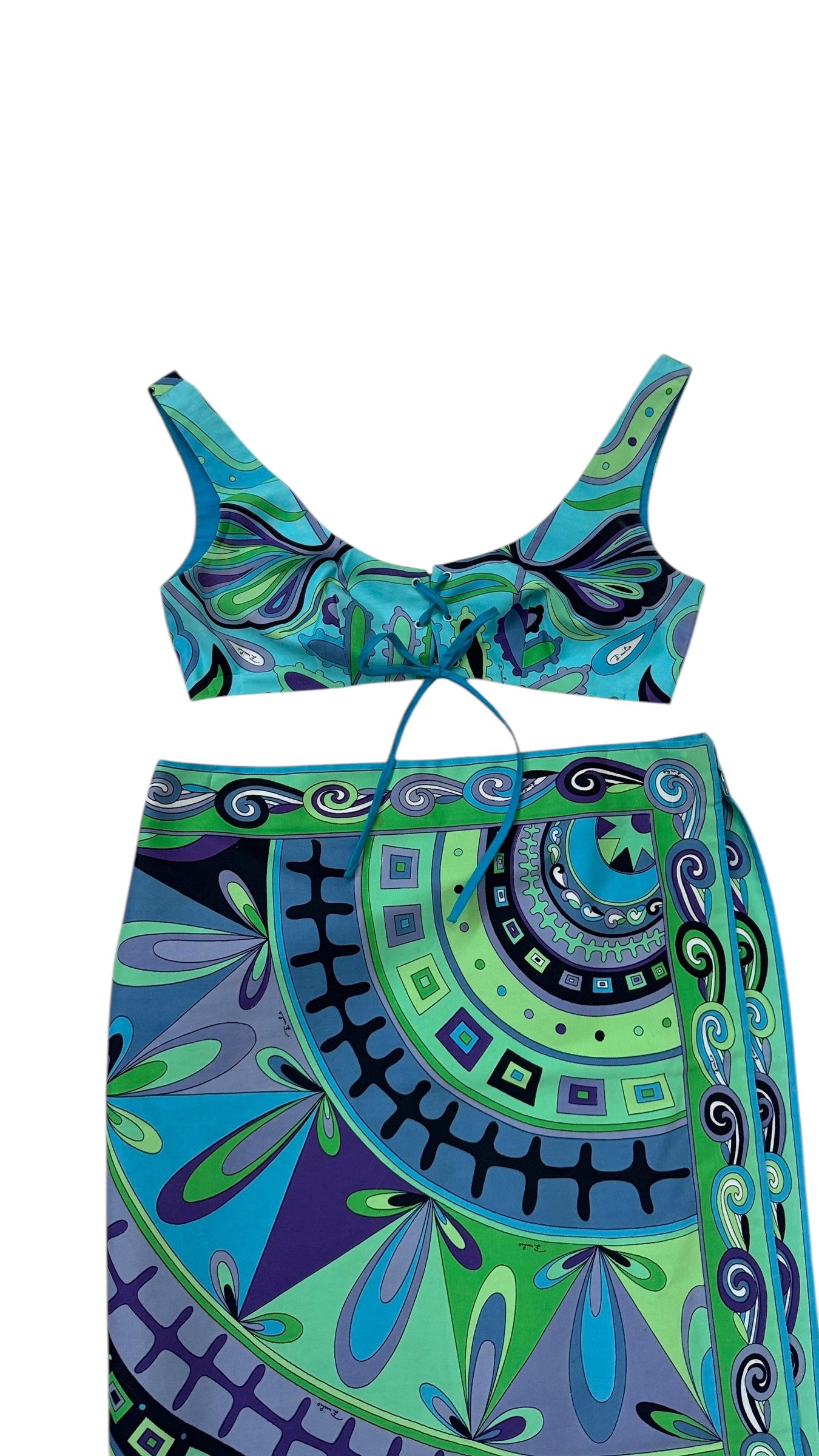 Emilio Pucci Two-Piece Set with Iconic Floral Print - We pay for import duty! 11
