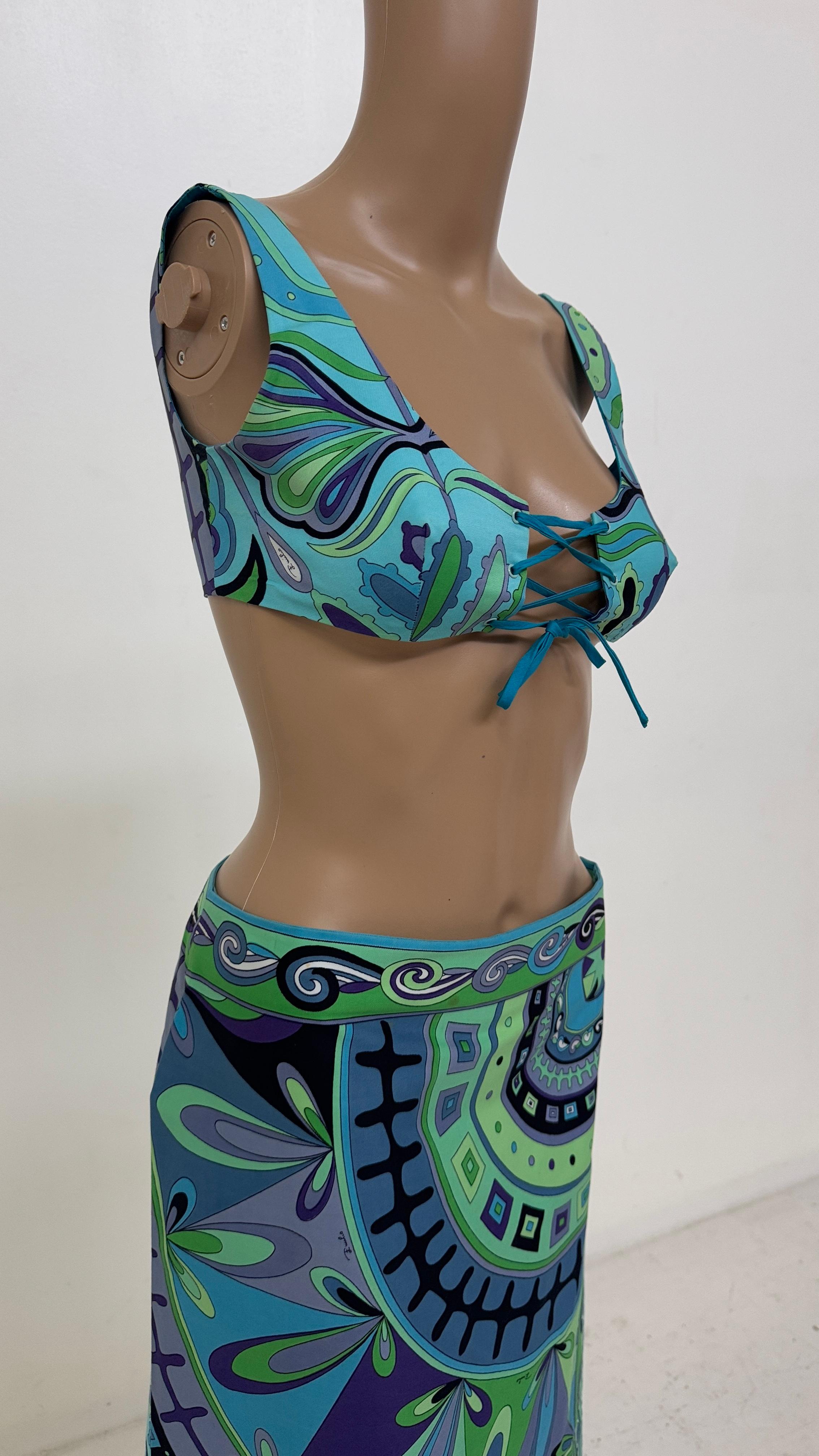 Emilio Pucci Two-Piece Set with Iconic Floral Print - We pay for import duty! 1