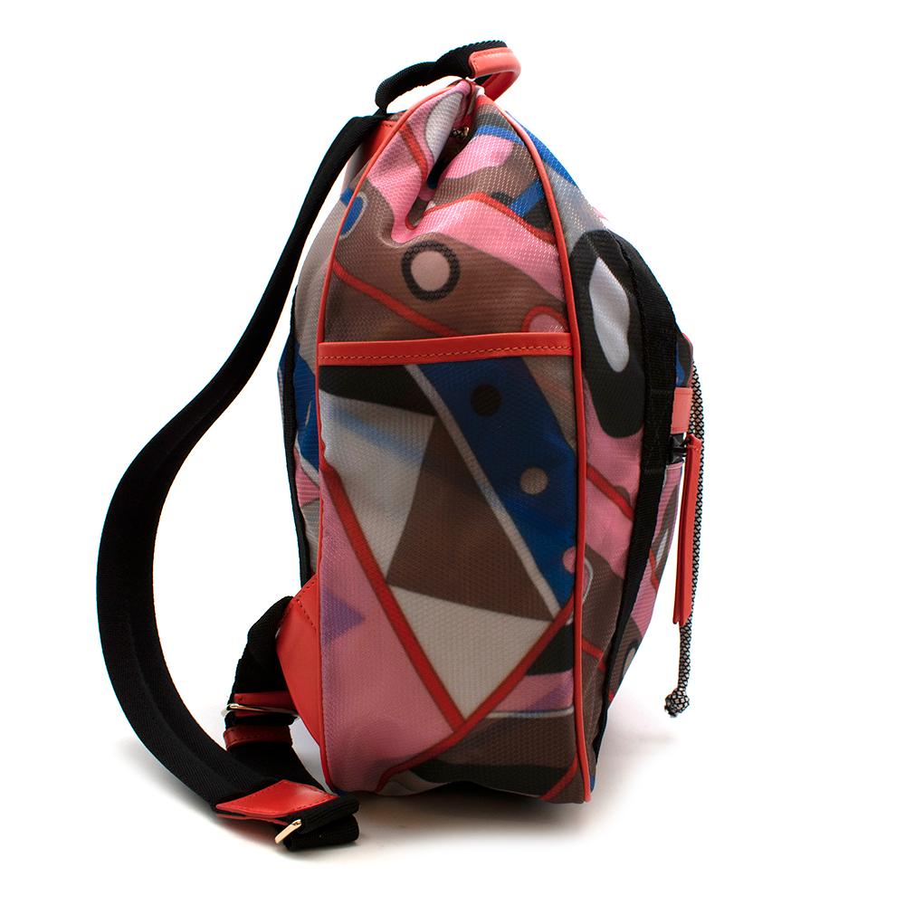 Emilio Pucci Vallauris Print Backpack  In New Condition In London, GB