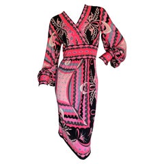 Emilio Pucci Vintage 1960's Silk Jersey Dress from Saks Fifth Avenue