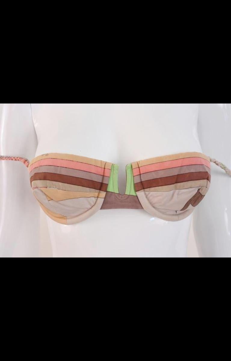 Vintage 60's EMILIO PUCCI Bikini Swimsuit.   This Pucci bathsuit is in excellent condition and fits like a small.  The top will fit a B-C cup and measures 29 inches around.