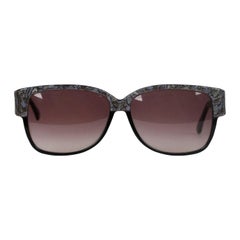 Emilio Pucci - Lunettes de soleil noires vintage 88020 EP75 60 mm, état neuf, en stock ancien