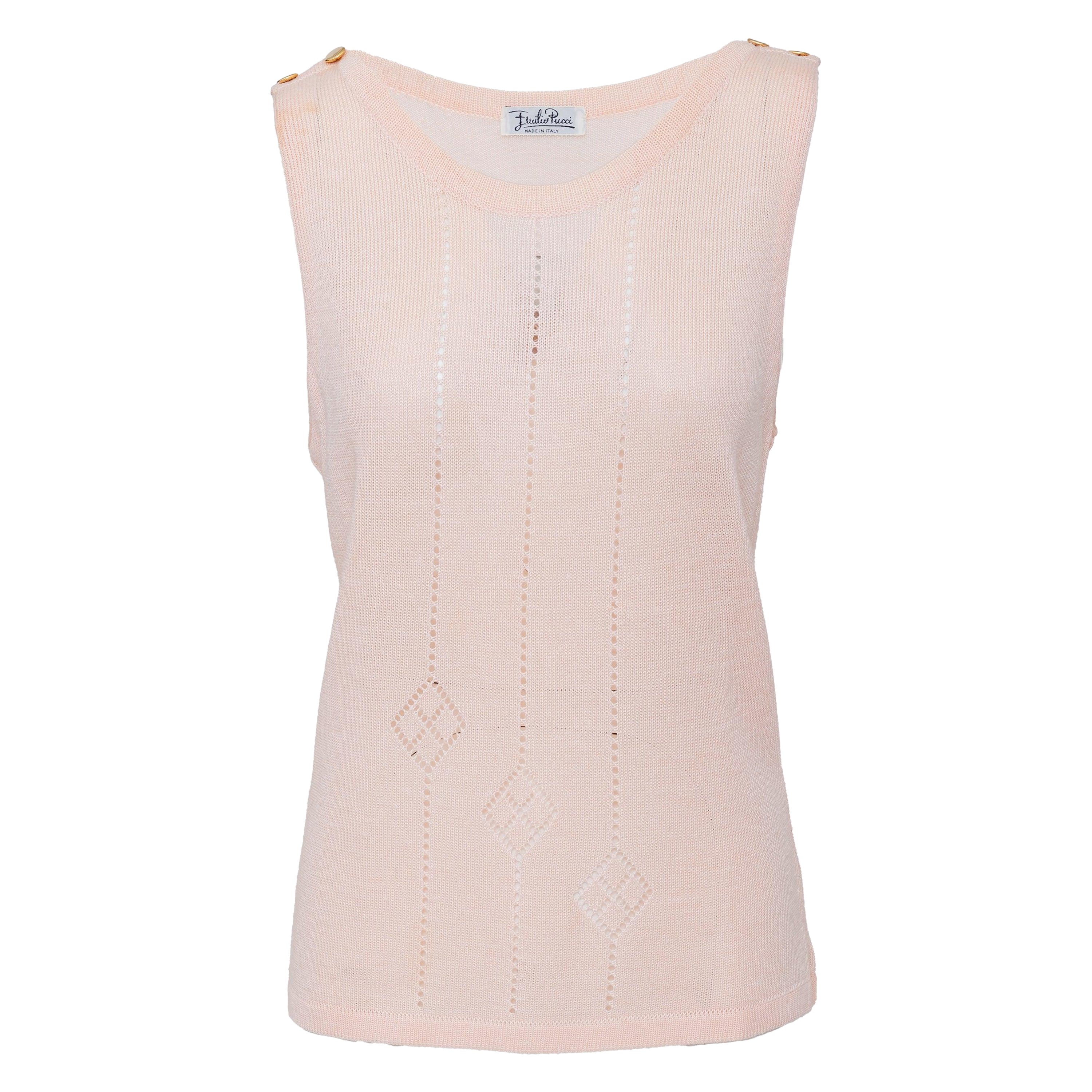 Top in maglia vintage Emilio Pucci - anni '70 in vendita
