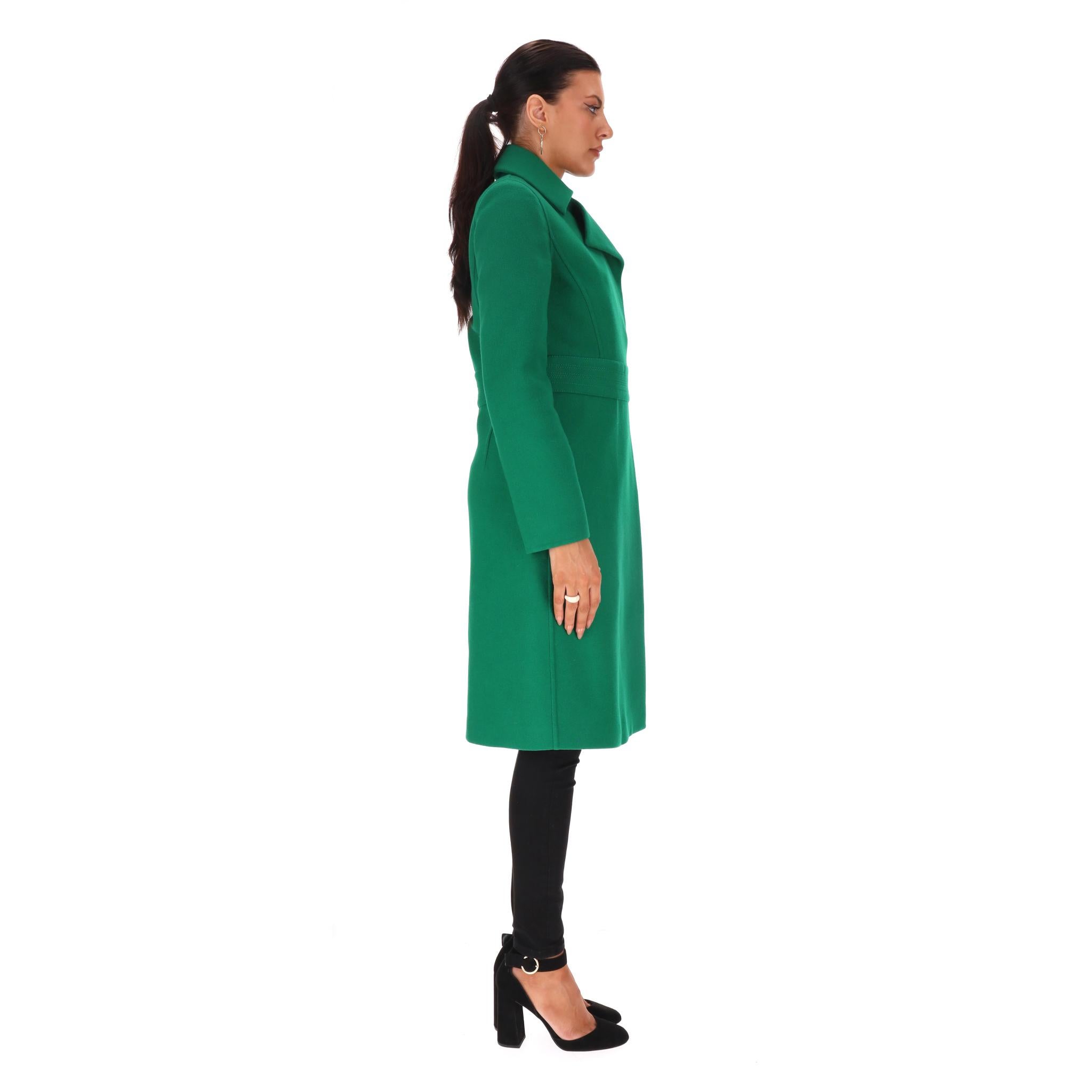 Blu Emilio Pucci Cappotto in lana vergine in vendita