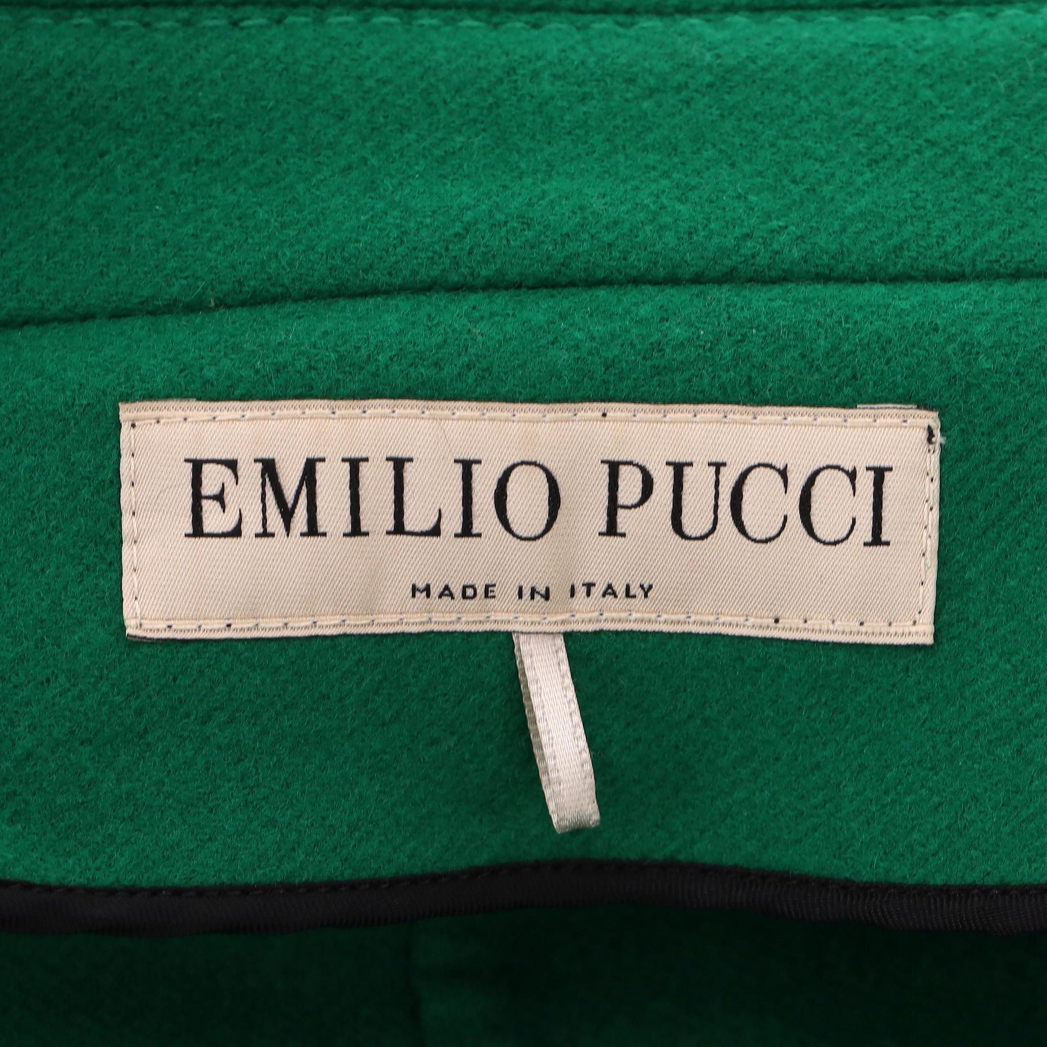 Emilio Pucci Cappotto in lana vergine in vendita 1