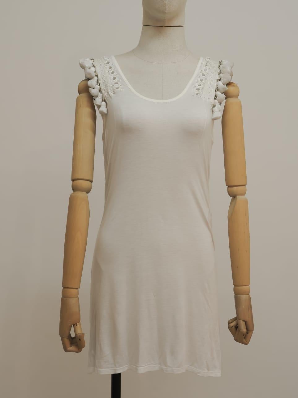Gris Robe blanche Emilio Pucci en vente