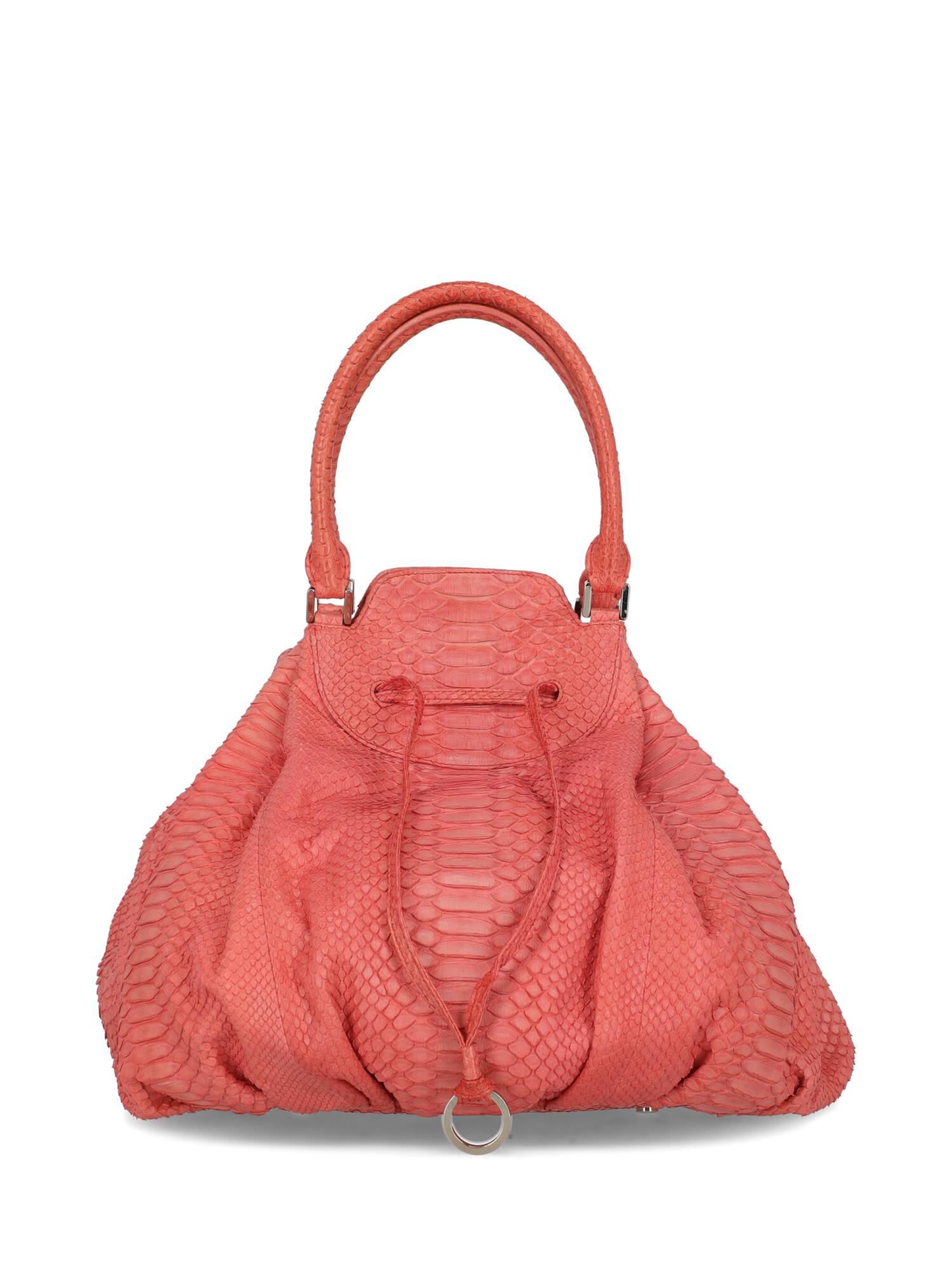 Emilio Pucci Woman Shoulder bag  Pink Leather In Fair Condition In Milan, IT