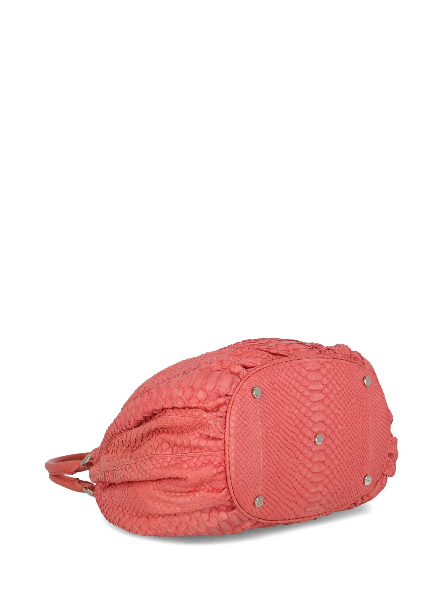 Women's Emilio Pucci Woman Shoulder bag  Pink Leather