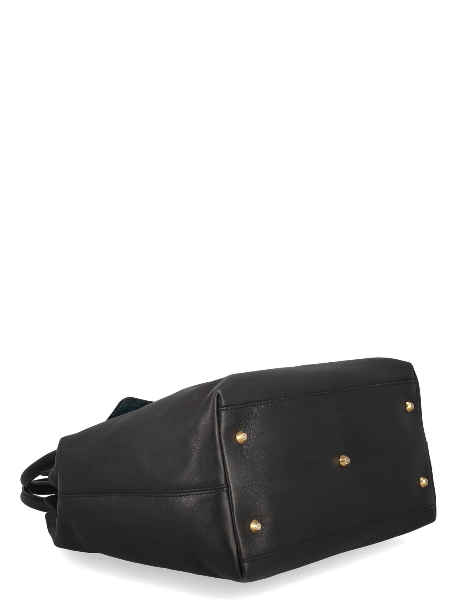 Emilio Pucci Women Handbags Black Leather  For Sale 1