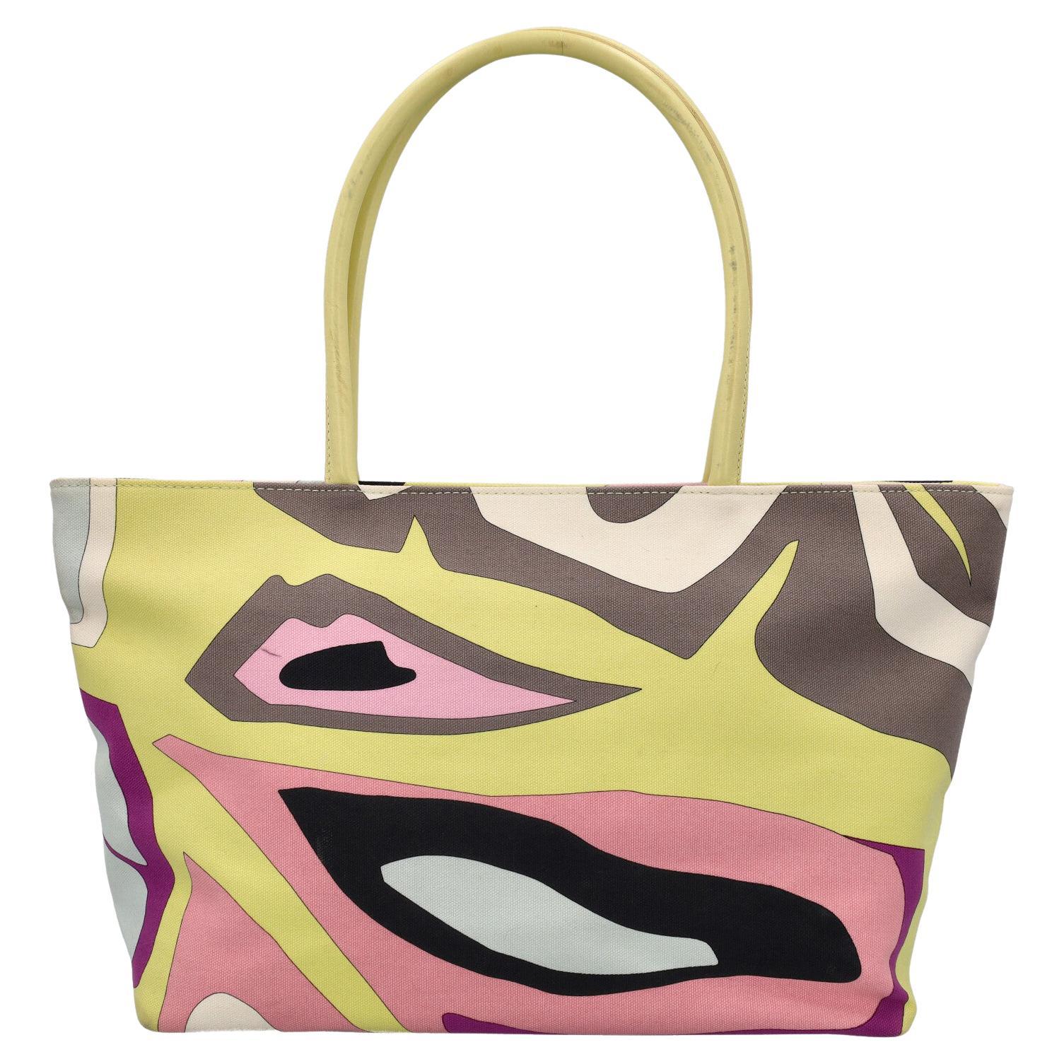 Emilio Pucci Women Handbags Multicolor Cotton  For Sale