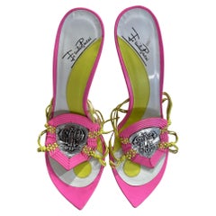 Emilio Pucci Women´s Hot PInk Leather Size 40