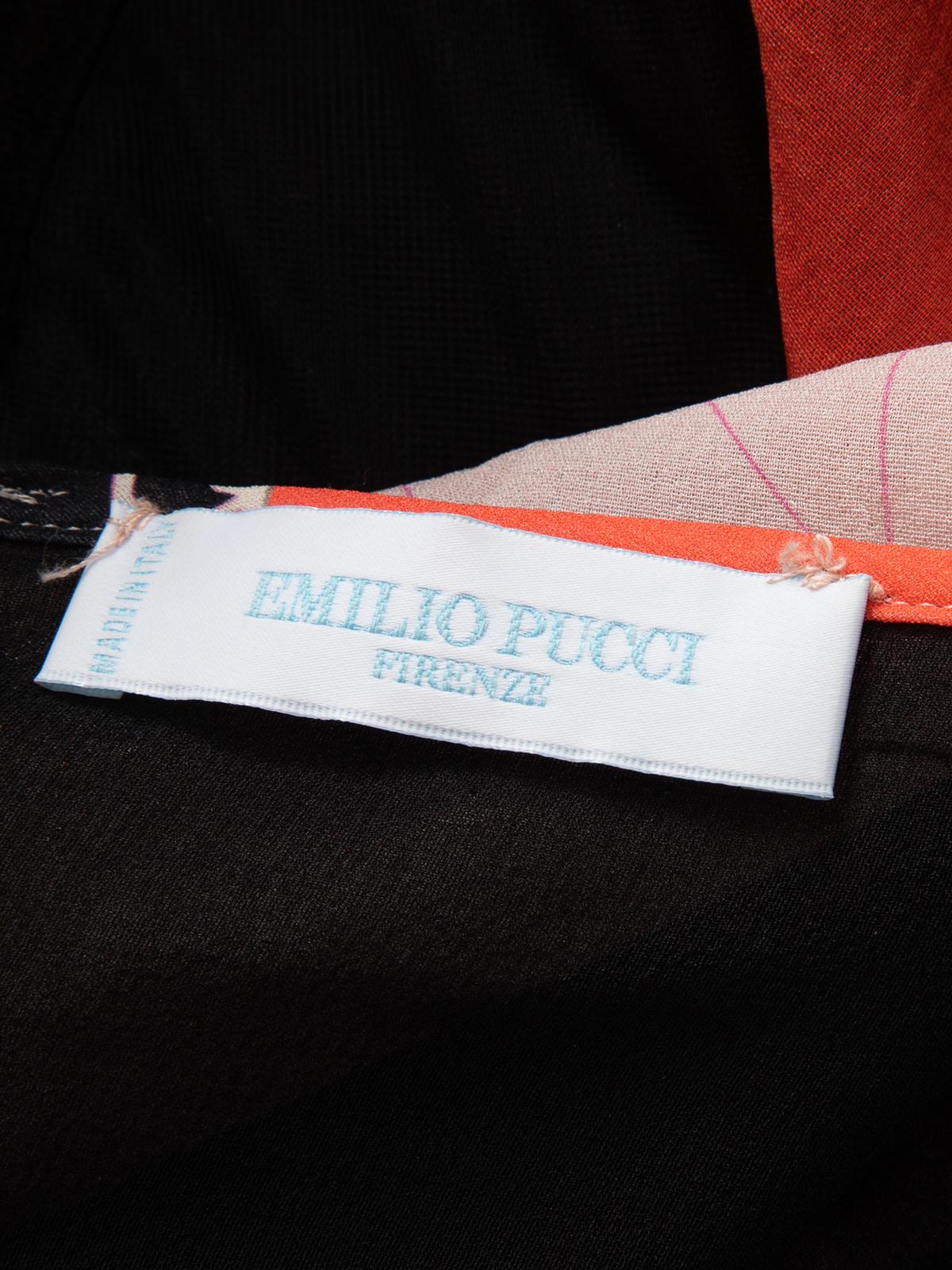 Emilio Pucci Women's Abstract Multicolour Silk Dress 2