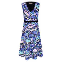Emilio Pucci Wool & Silk Blend Floral Dress
