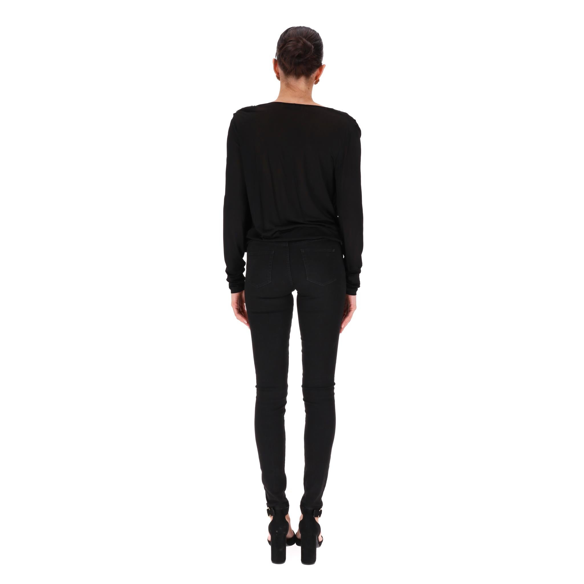 Emilio Pucci Wrap Beaded Star Embellished Top im Zustand „Gut“ im Angebot in London, GB