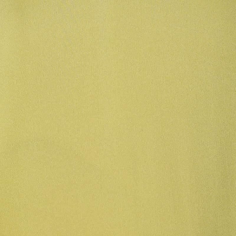 Women's Emilio Pucci Yellow Silk Pleated Detail Kaftan Maxi Dress M