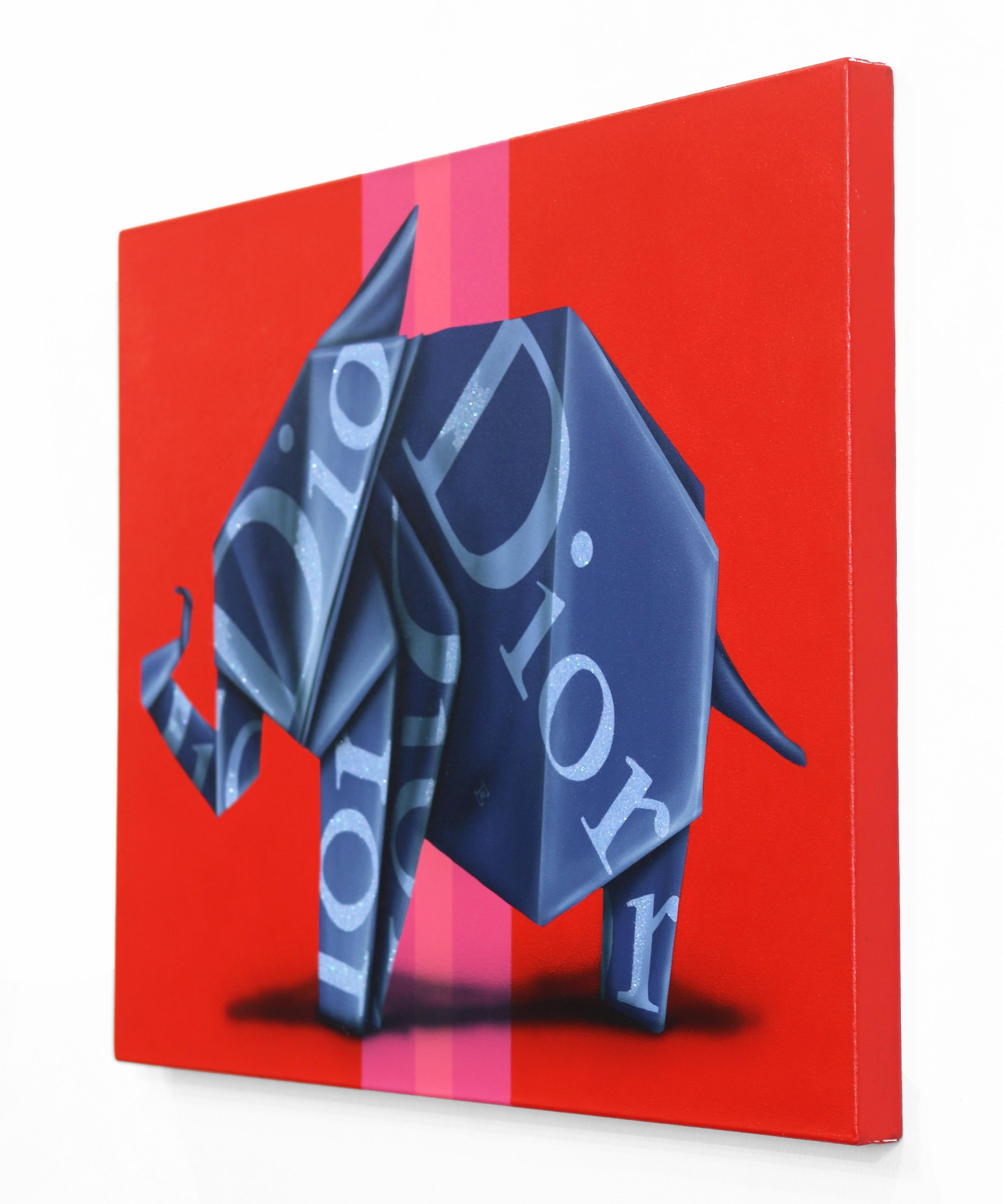 Emilio Ramas fesselnde, von der Pop Art inspirierte Gemälde mit Origami-Tierfiguren sind ein unverwechselbarer und origineller Beitrag zur zeitgenössischen Kunst. Mit einem lebendigen Zusammenspiel aus kräftigen Farben, Logos und Anspielungen auf
