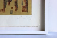 Arquitectura del Aire, Mexican Artist, Print, Letterset