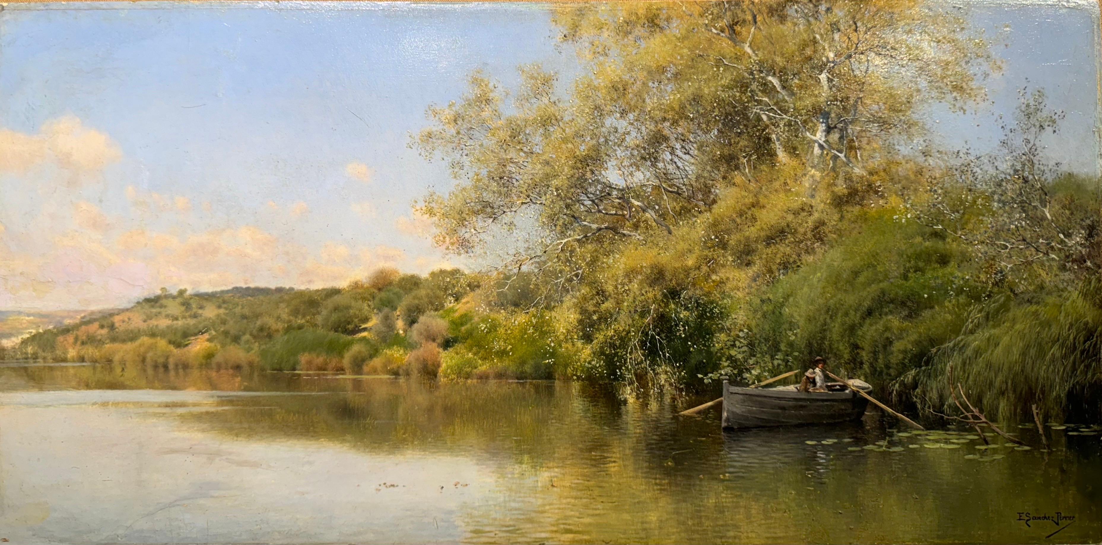 Unglaubliche Landschaft des Meisters Emilio Sanchez Perrier im Angebot 1