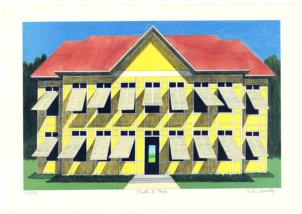 Casita de Campo. – Print von Emilio Sanchez