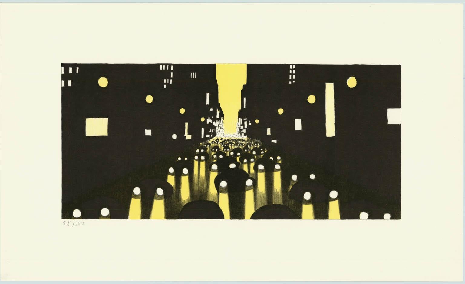 Emilio Sanchez Print - Crosstown Traffic