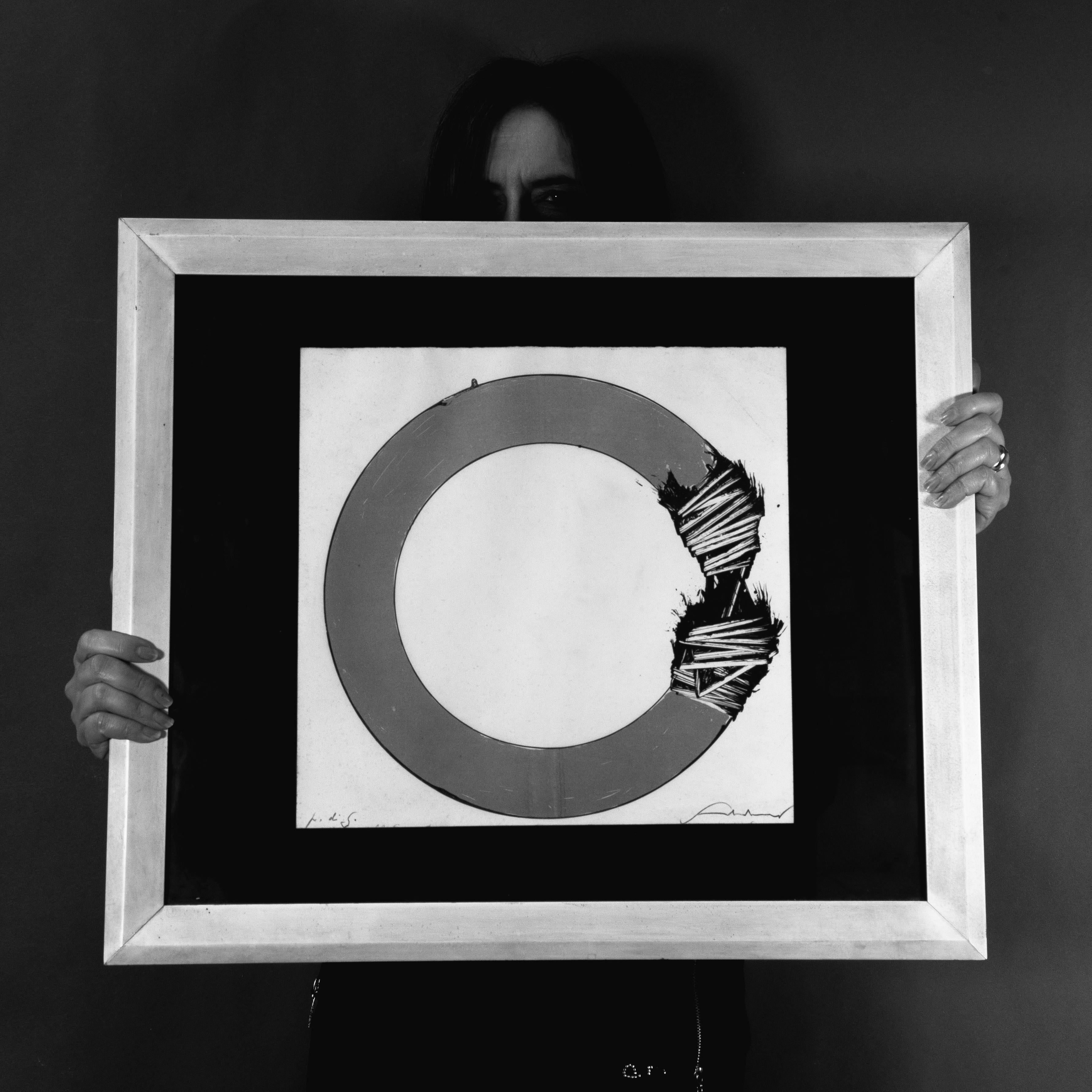 Emilio Scanavino 1960s Original Silkscreen Signed and Numbered For Sale 3
