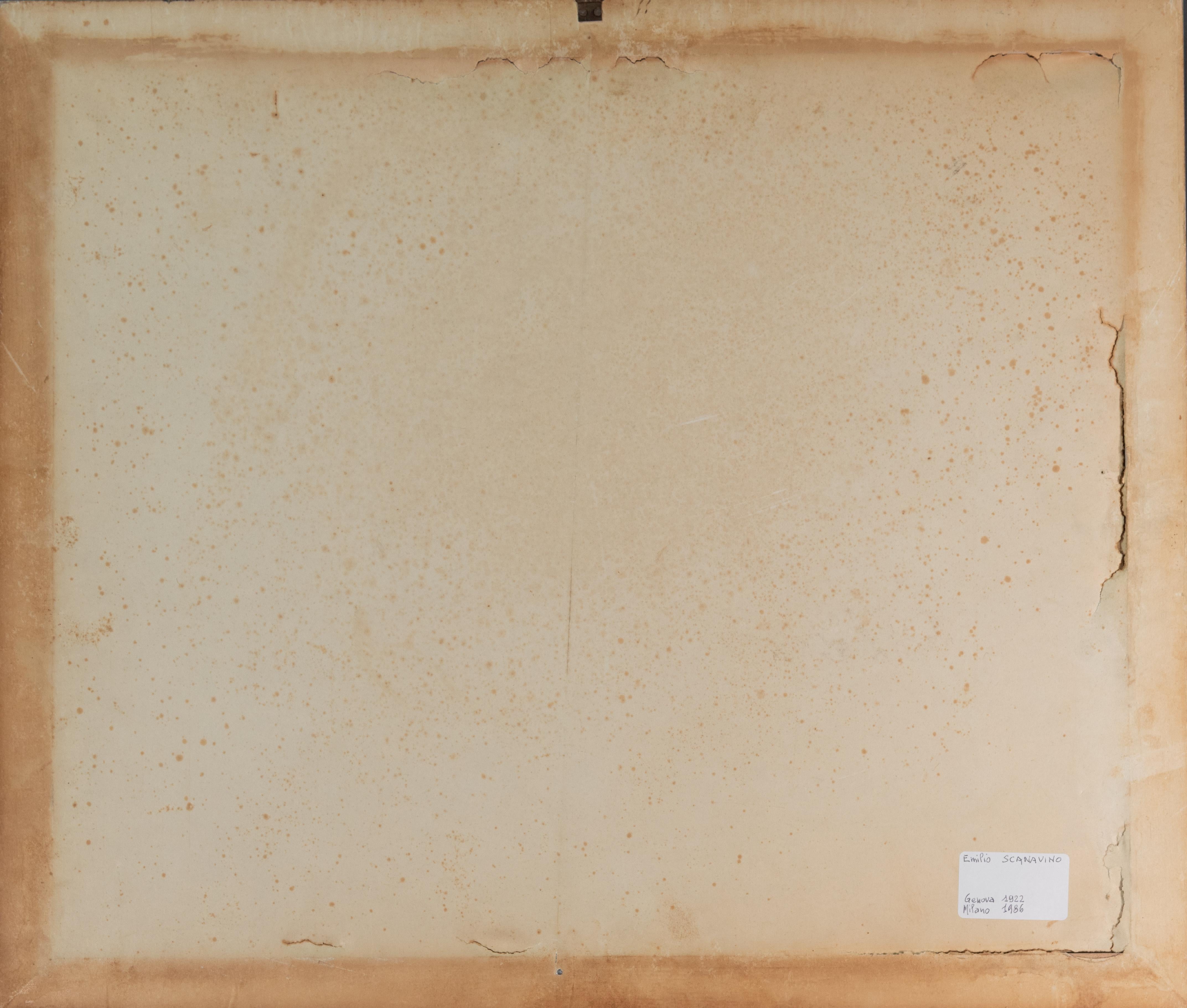 Emilio Scanavino 1960s Original Silkscreen Signed and Numbered For Sale 1
