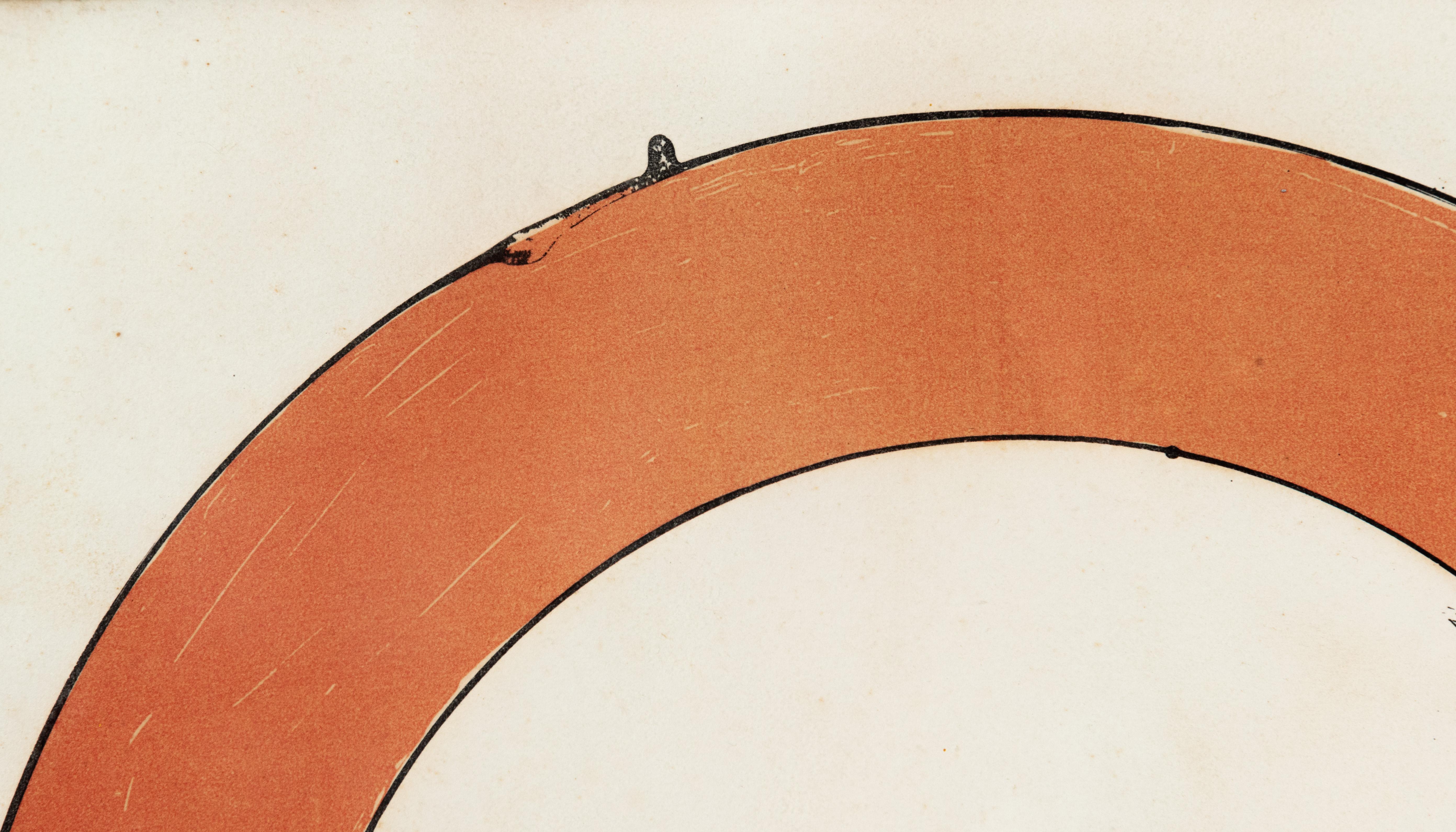 Emilio Scanavino 1960s Original Silkscreen Signed and Numbered For Sale 2