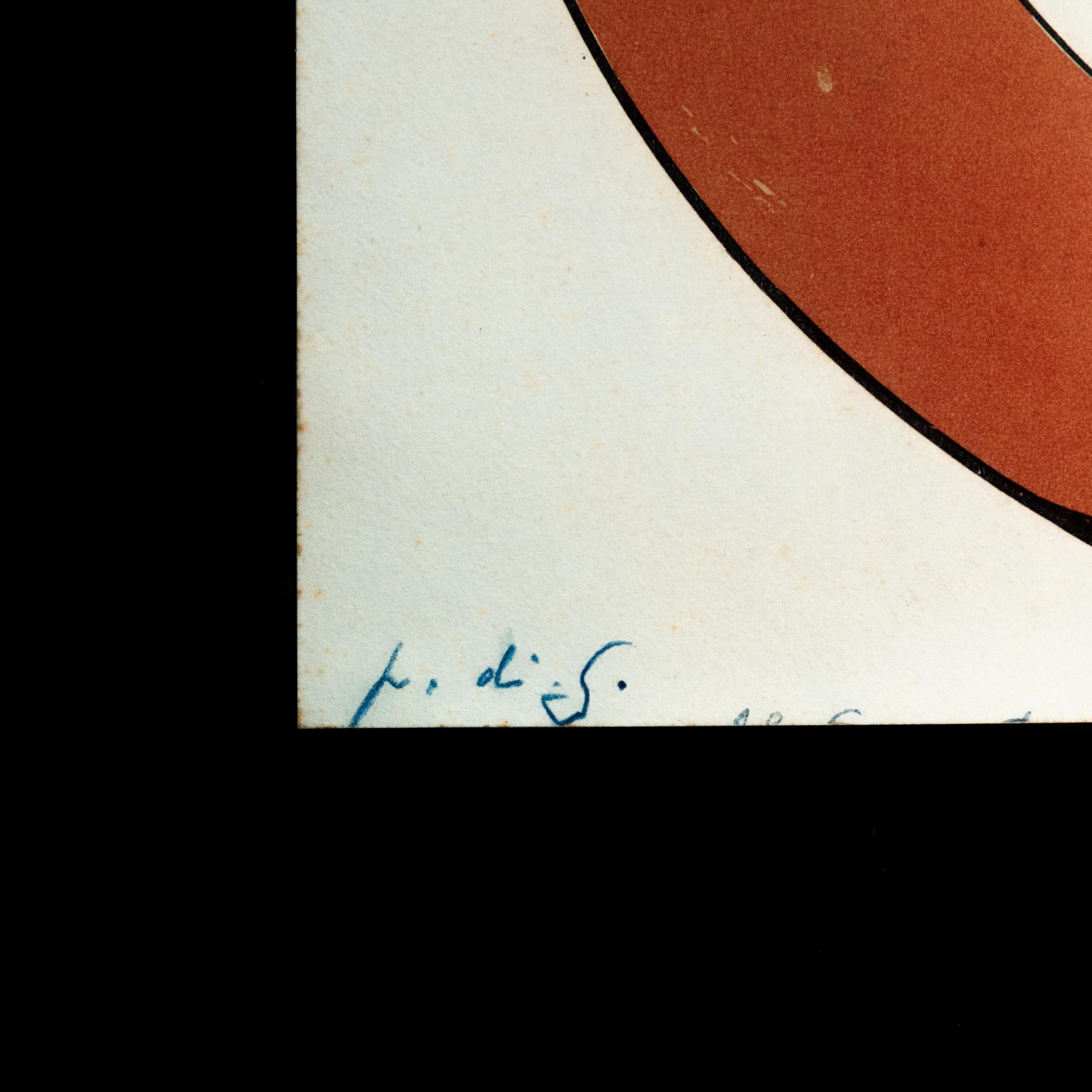 Emilio Scanavino 1960s Original Siebdruck Signiert und nummeriert im Angebot 5