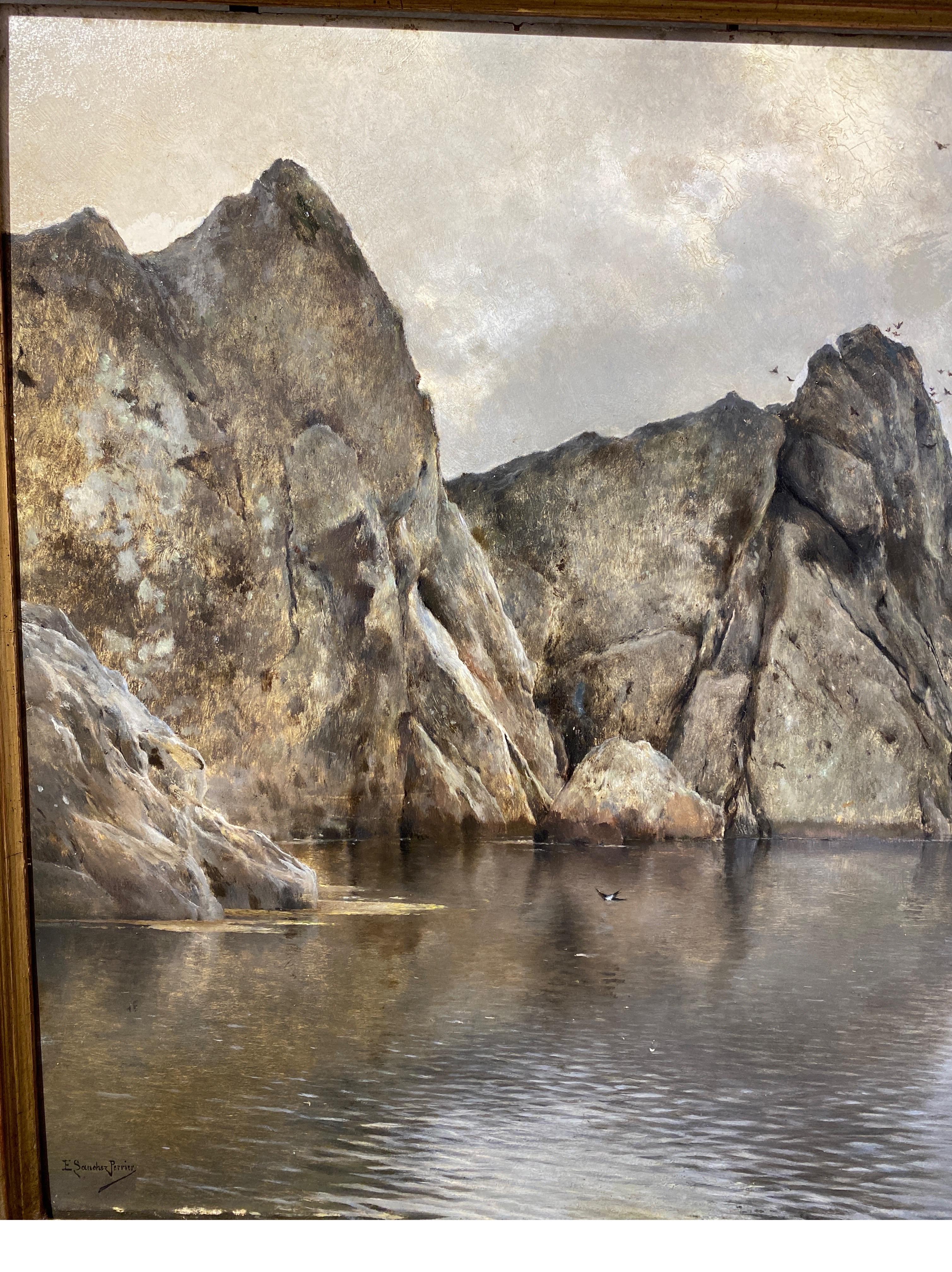 Paesaggio - Painting di Emilio Sánchez perrier 