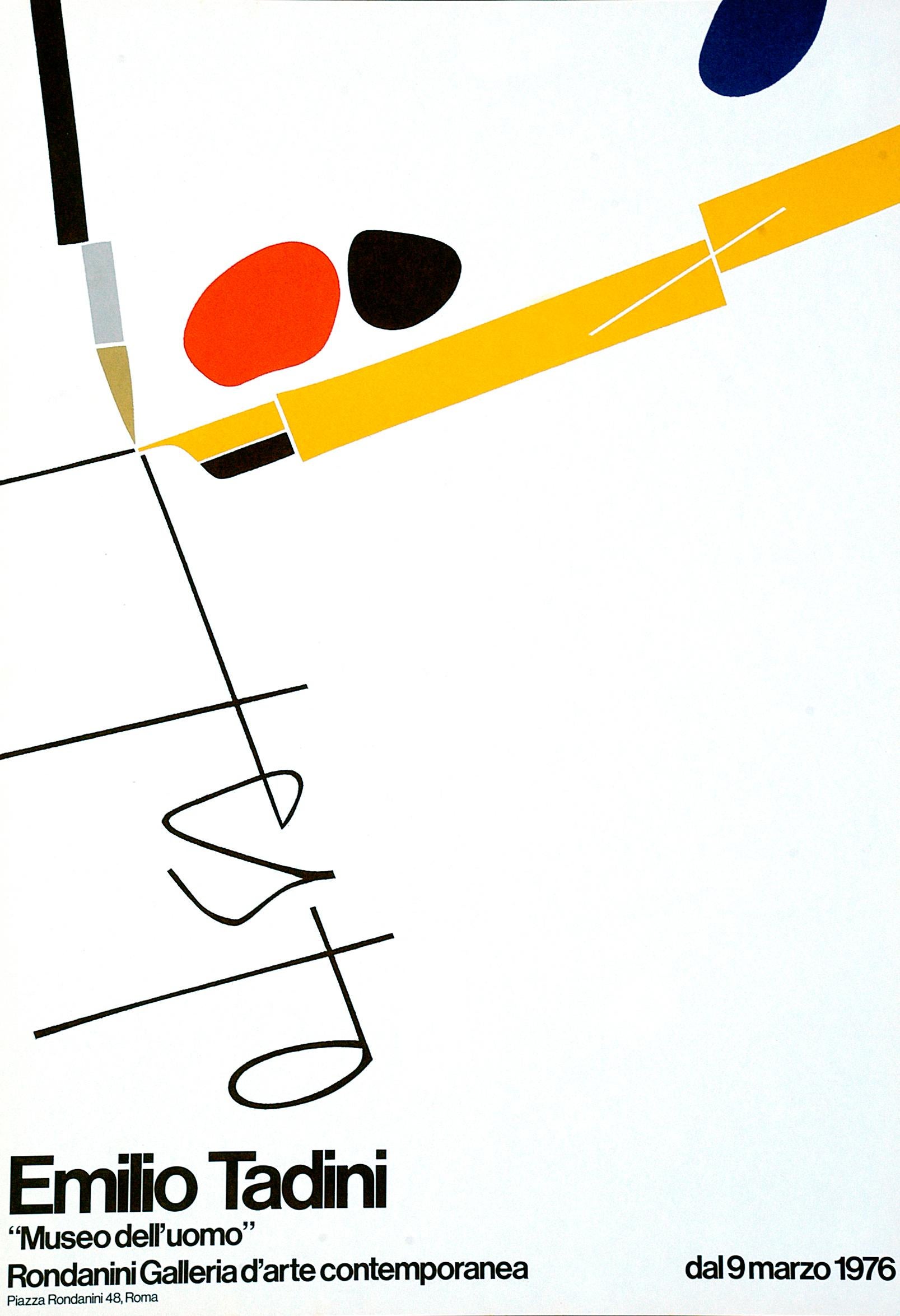 Emilio Tadini, Ausstellungsplakat – Offset- und Lithographieplakat – 1976