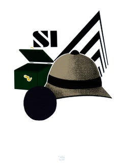 Travel to Italy - Original Screen Print by E. Tadini - 1971