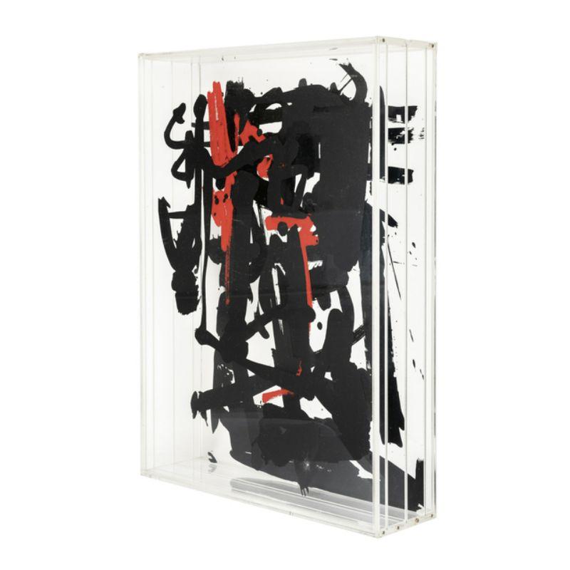 Emilio Vedova ( 1919 - 2006 ) - Compresenze - hand-signed perspex scupture, 1975

Additional information:
Material: Sculpture made with 6 silk-screen with enamel on three double-sided Perspex panels, contained in a plexiglass case
Edited in