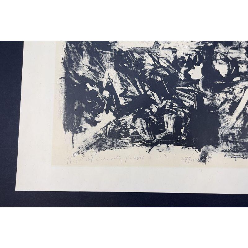 Emilio Vedova - Dal Ciclo Della Protesta - N. 9 - Lithographie signée à la main, 1959 en vente 3