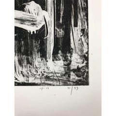 Emilio Vedova - Hand-Signed Etching, 1983