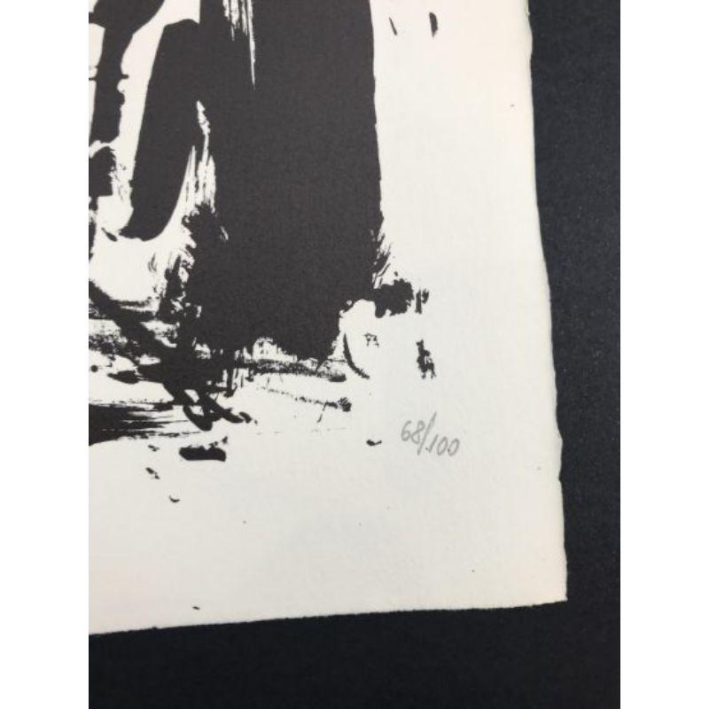 Emilio Vedova - Omaggio a Joan Prats - Litografía firmada a mano, 1972 1