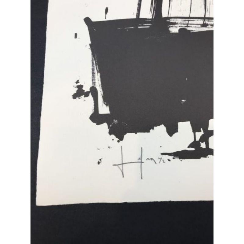 Emilio Vedova - Omaggio a Joan Prats - Litografía firmada a mano, 1972 2