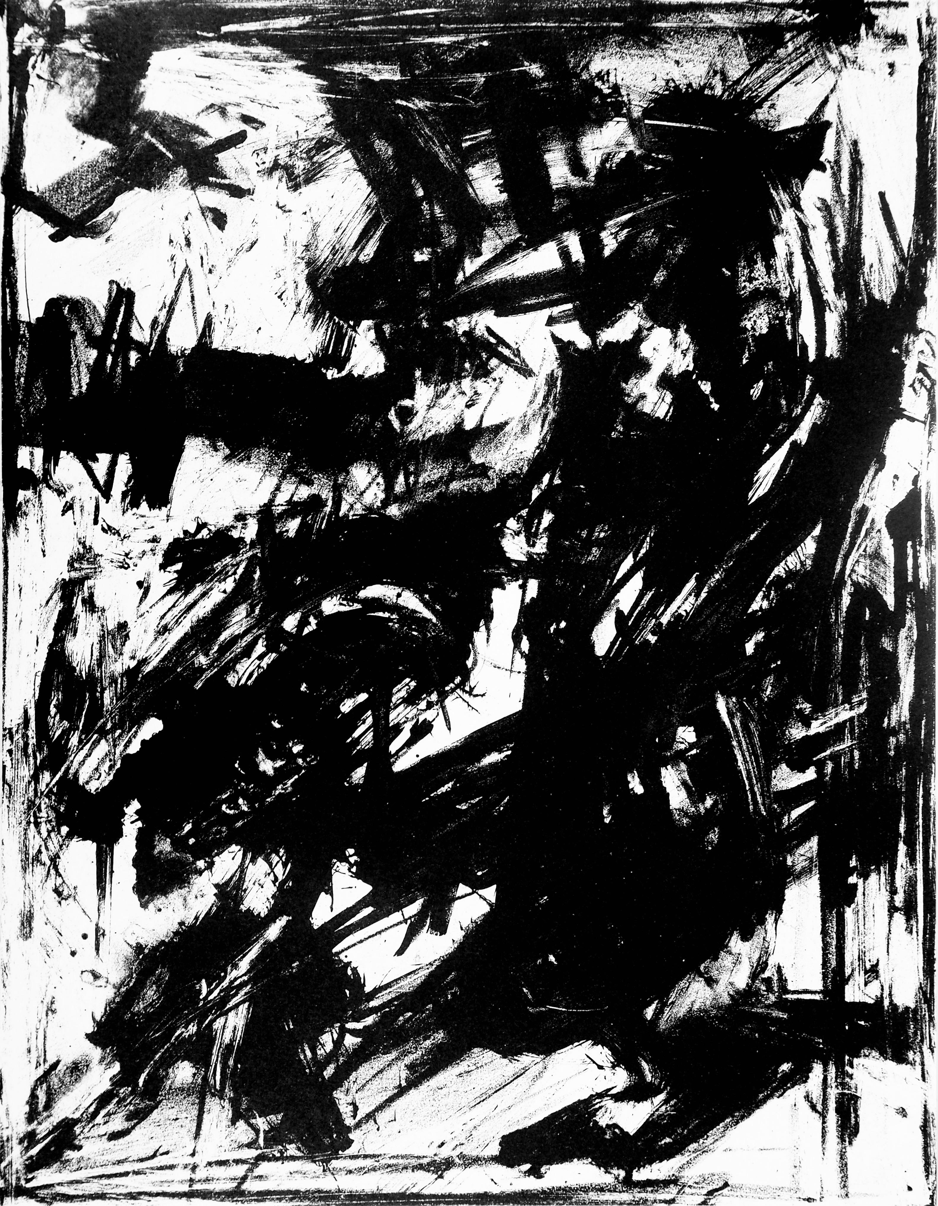 Emilio Vedova Landscape Print - Intolleranza, Société internationale d'art XXe siècle