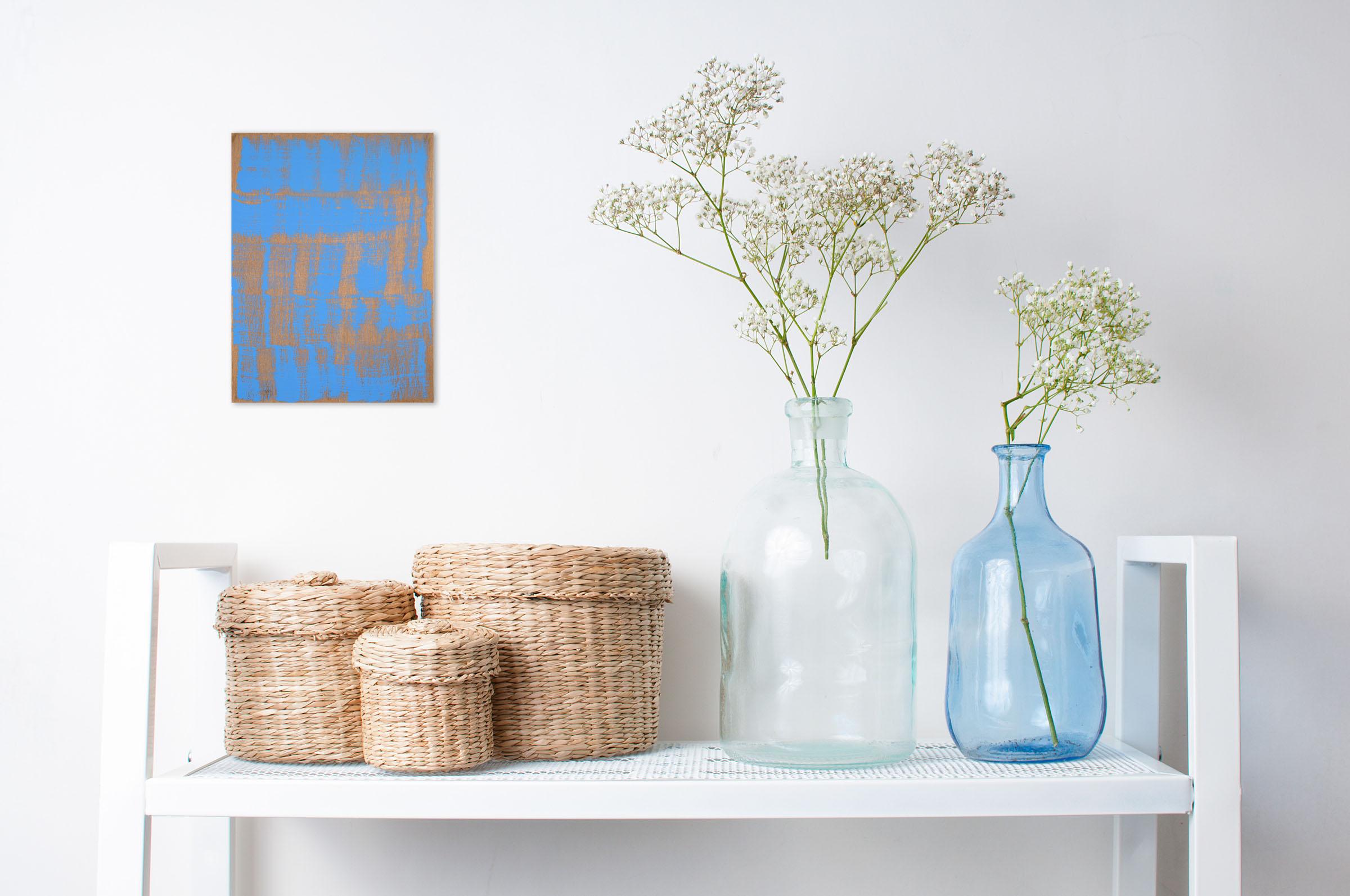 Blue Note (Abstract painting) - Painting by Emily Berger