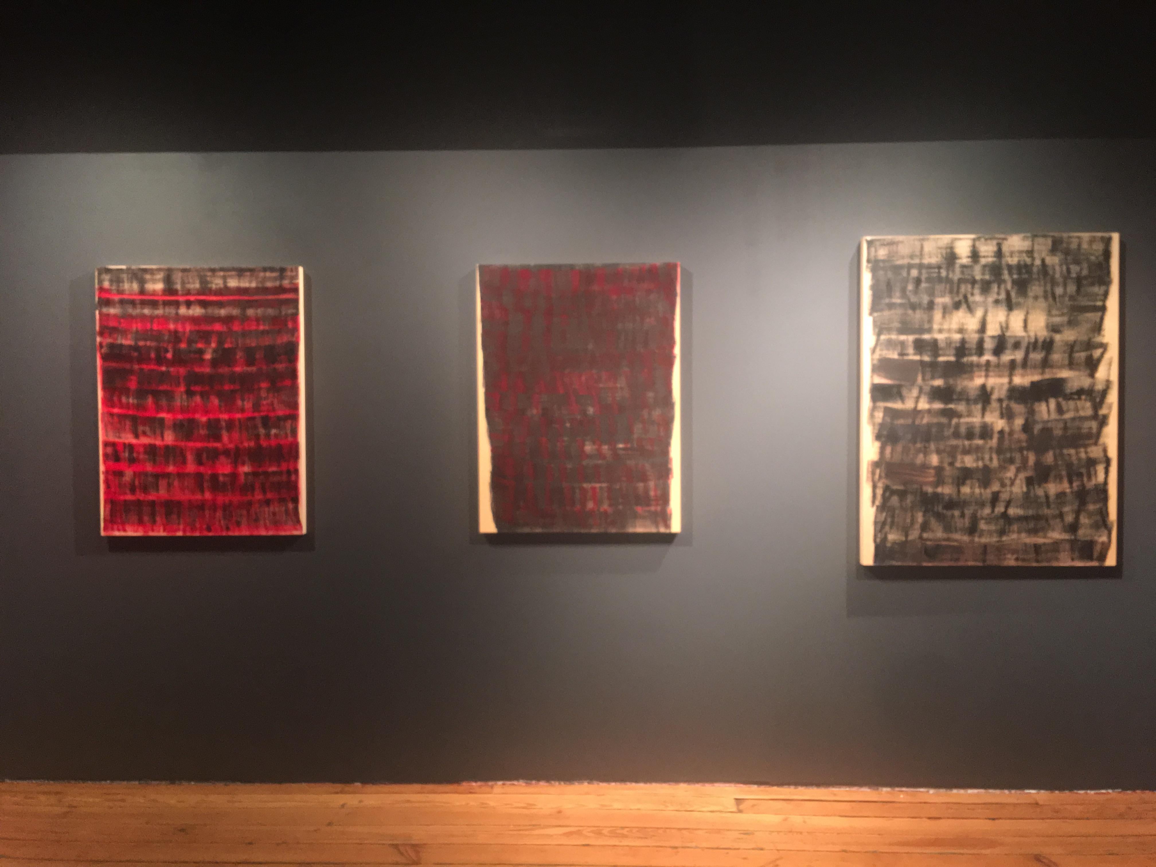 Emily Berger_Adagio_2019_olio su legno_ 40 x 30 pollici_Minimalismo in vendita 2