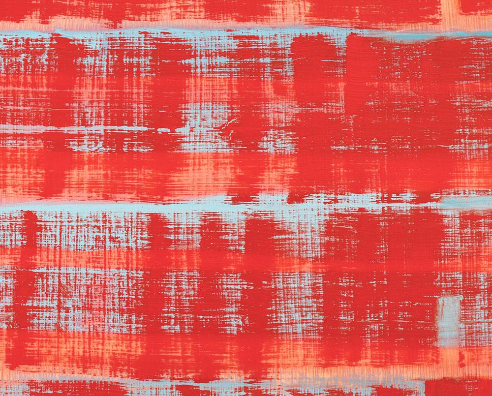 Hit it (Abstract painting) - Red Abstract Painting by Emily Berger