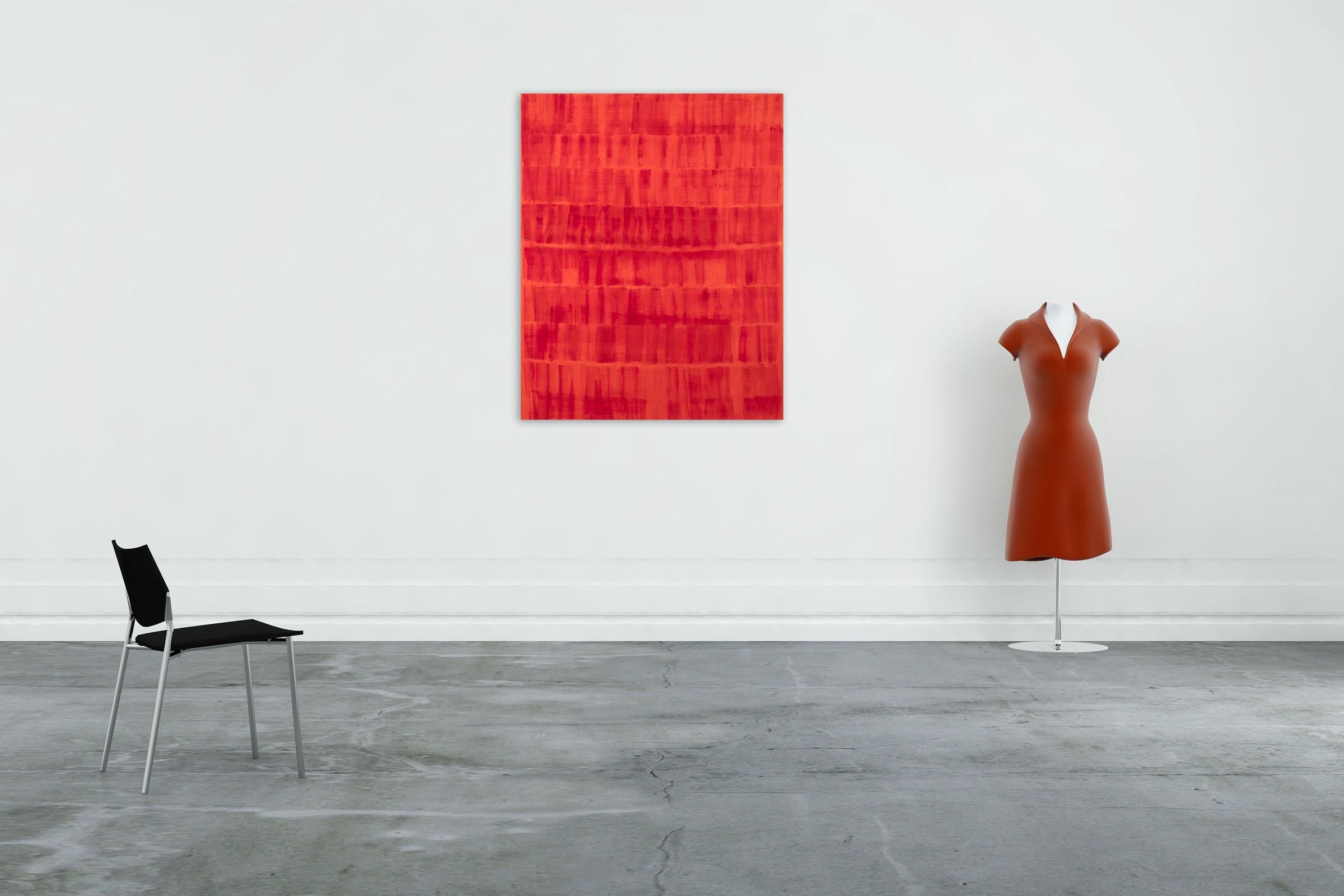 Red Dream (Abstract painting) - Painting by Emily Berger