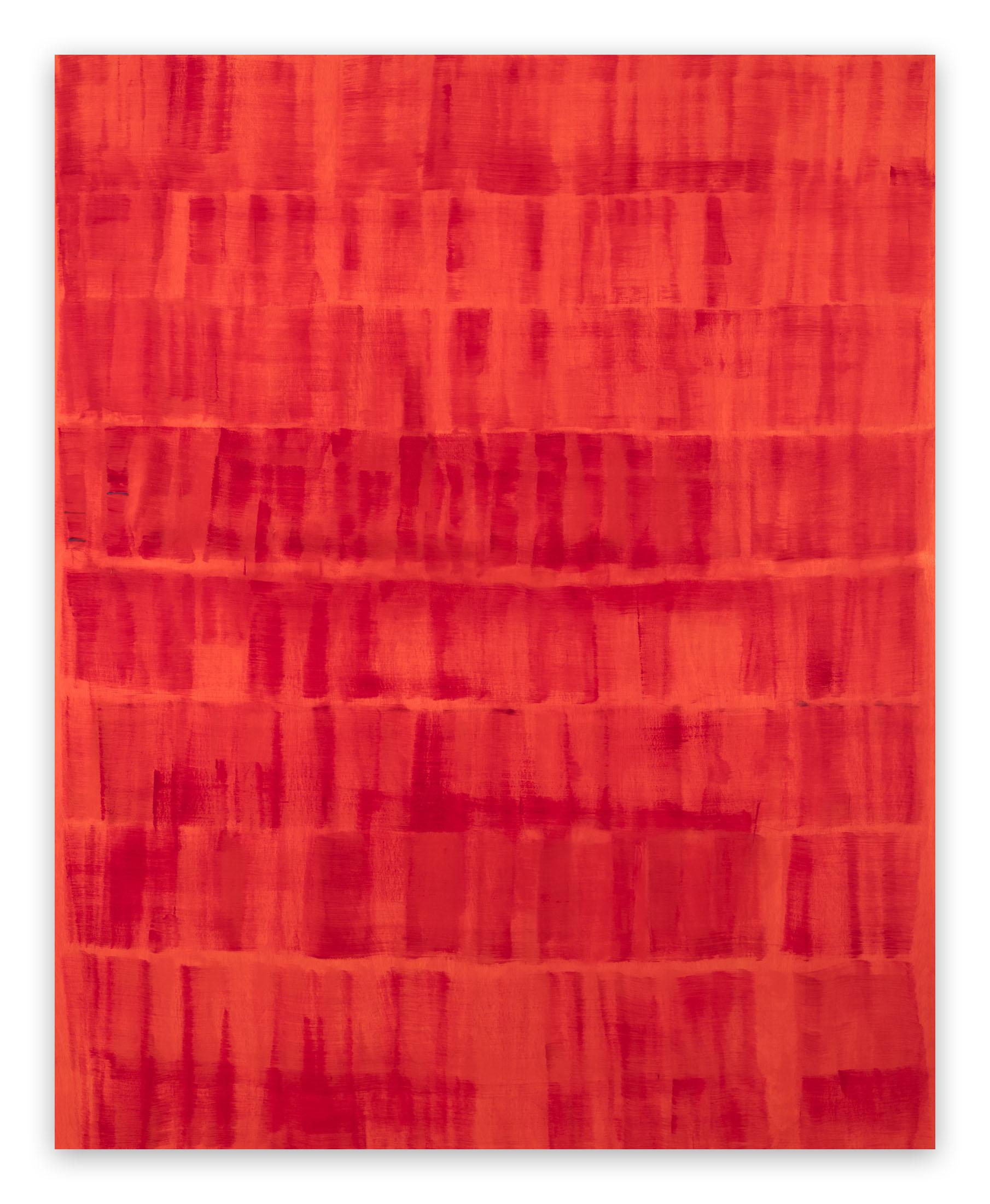 Emily Berger Abstract Painting - Red Dream (Abstract painting)