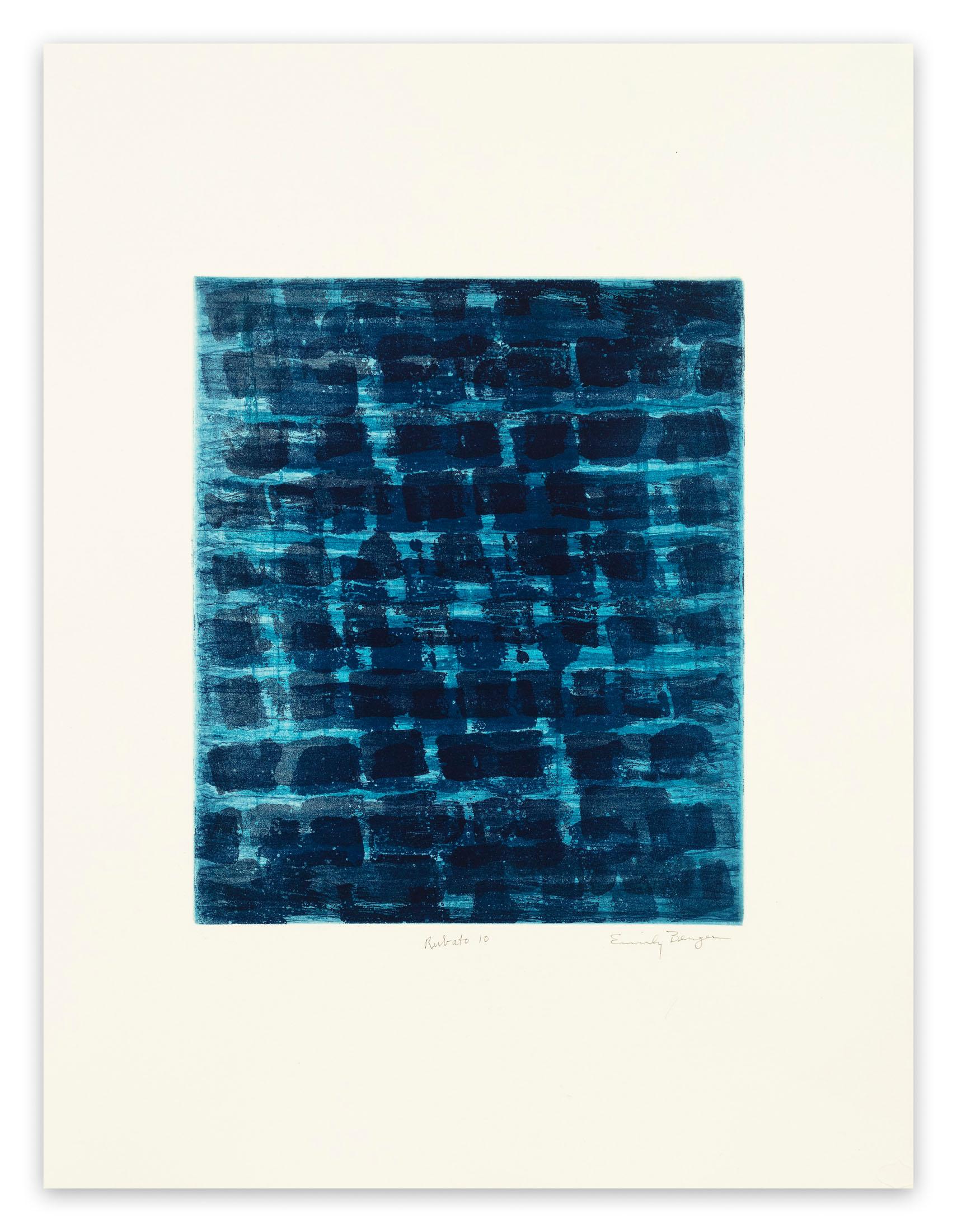 Emily Berger Abstract Print - Rubato #10 (Abstract print)