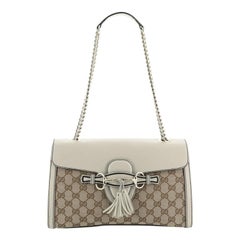 Emily Chain Flap Bag GG Canvas Medium